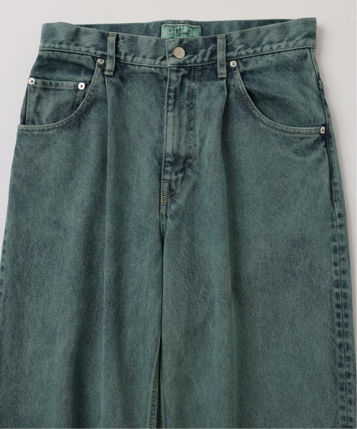 FOLL / フォル】tonal overdye baggy jeans（デニムパンツ・ジーンズ