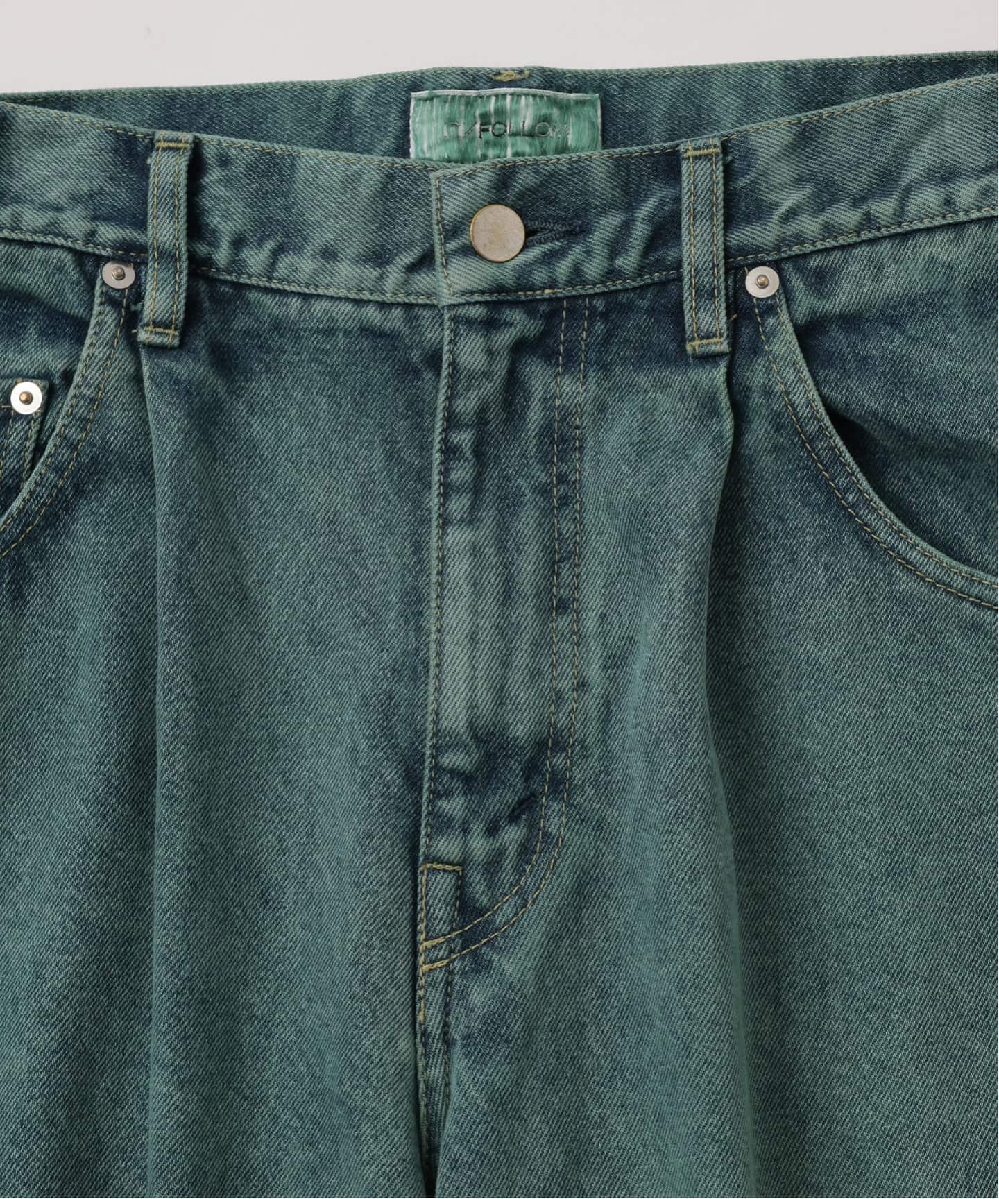 FOLL / フォル】tonal overdye baggy jeans（デニムパンツ・ジーンズ