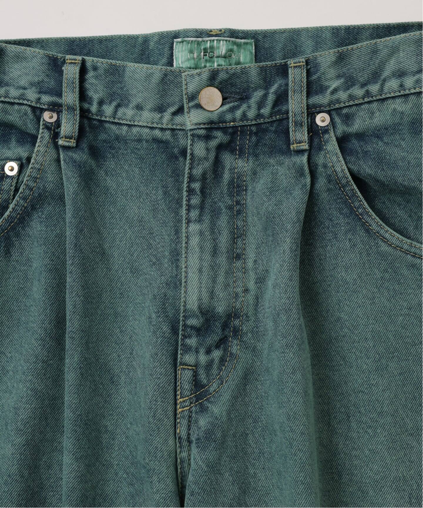 FOLL / フォル】tonal overdye baggy jeans（デニムパンツ・ジーンズ 
