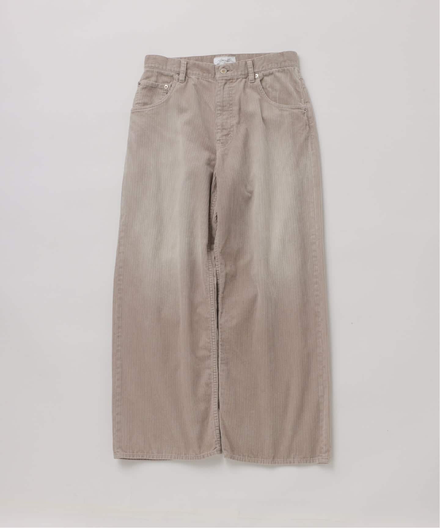 予約》【FOLL / フォル】faded corduroy wardrobe jeans（デニムパンツ