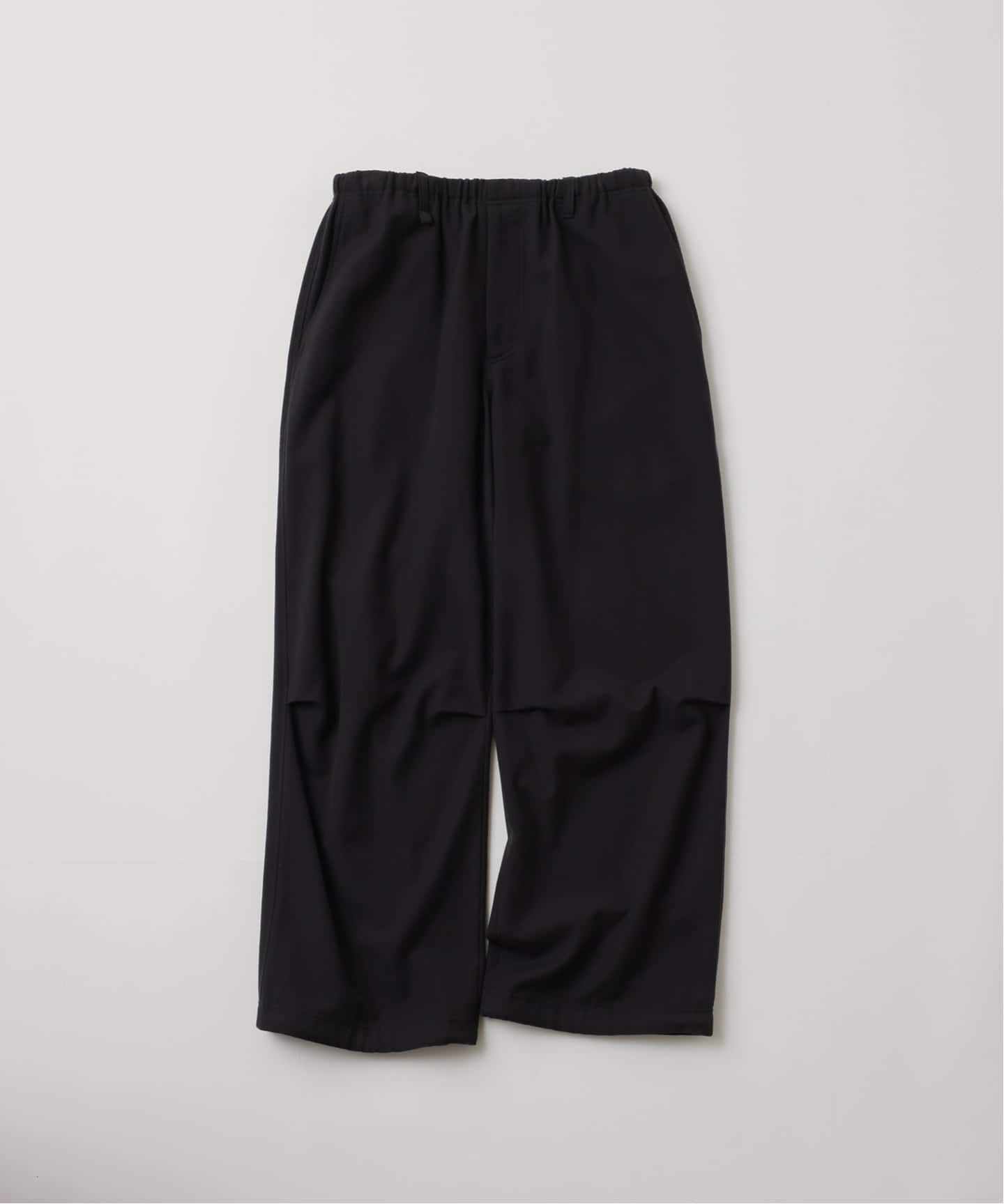 即完売　whatyrrfeel knee tuck slacks 最終値下げ 予約》【FOLL / フォル】washed wool cotton knee tuck pants