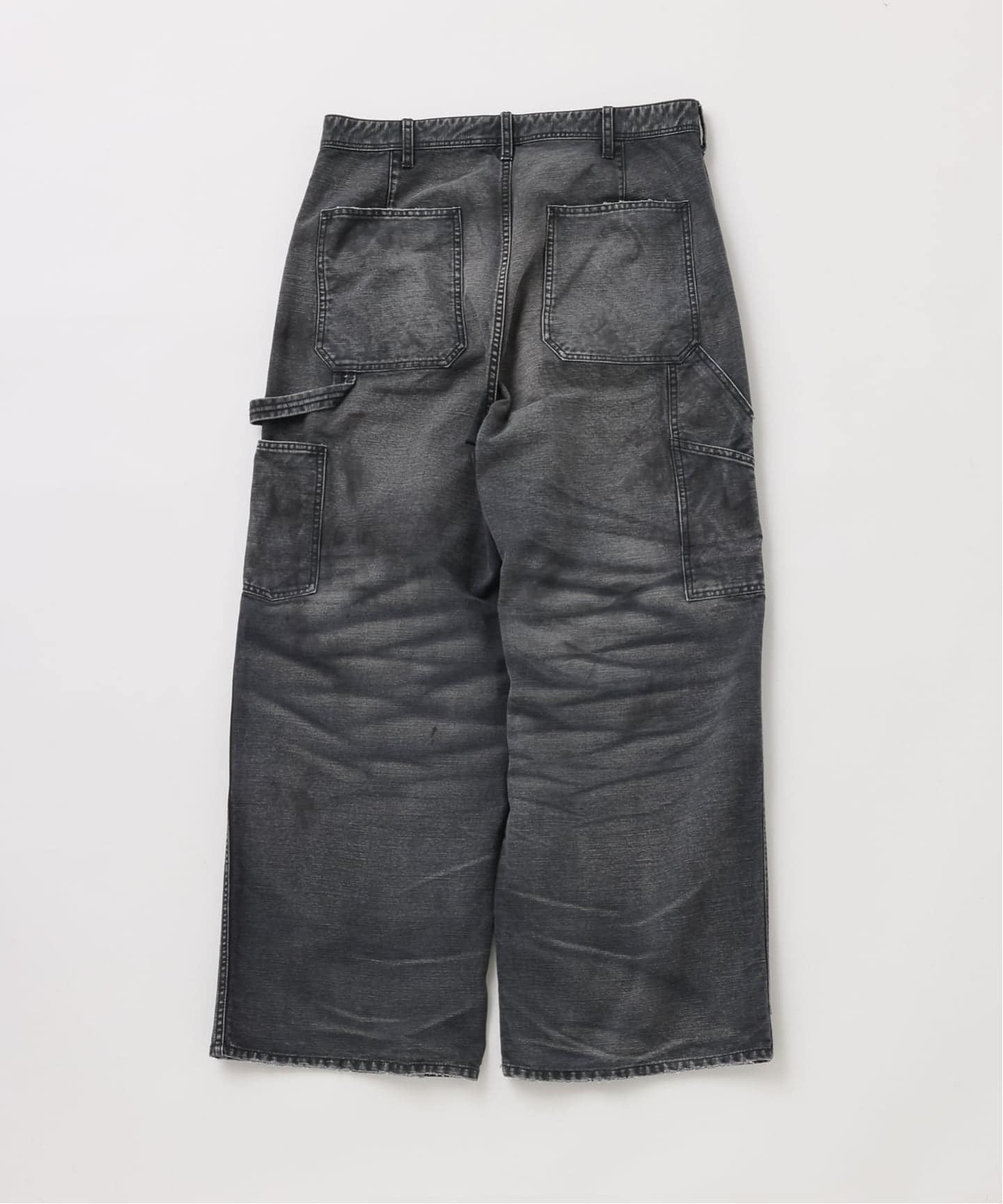 予約》【FOLL / フォル】faded duck double knee work pants（カーゴ