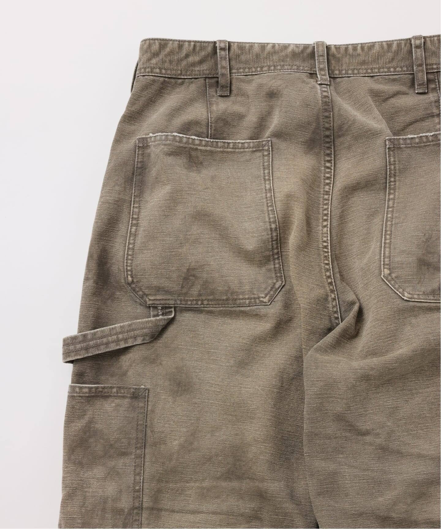 予約》【FOLL / フォル】faded duck double knee work pants（カーゴ