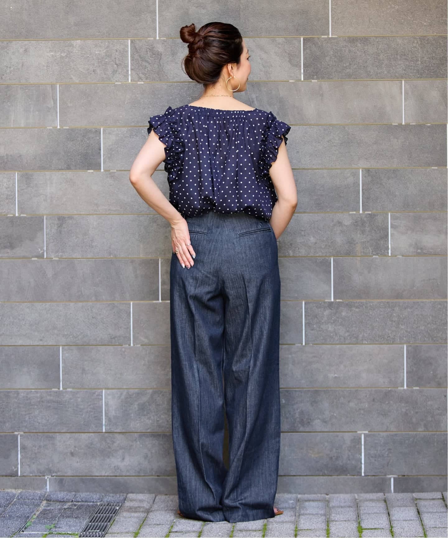 予約》ウォッシャブル / DU JOUR / デュ ジュール MODERN SLACKS JEAN