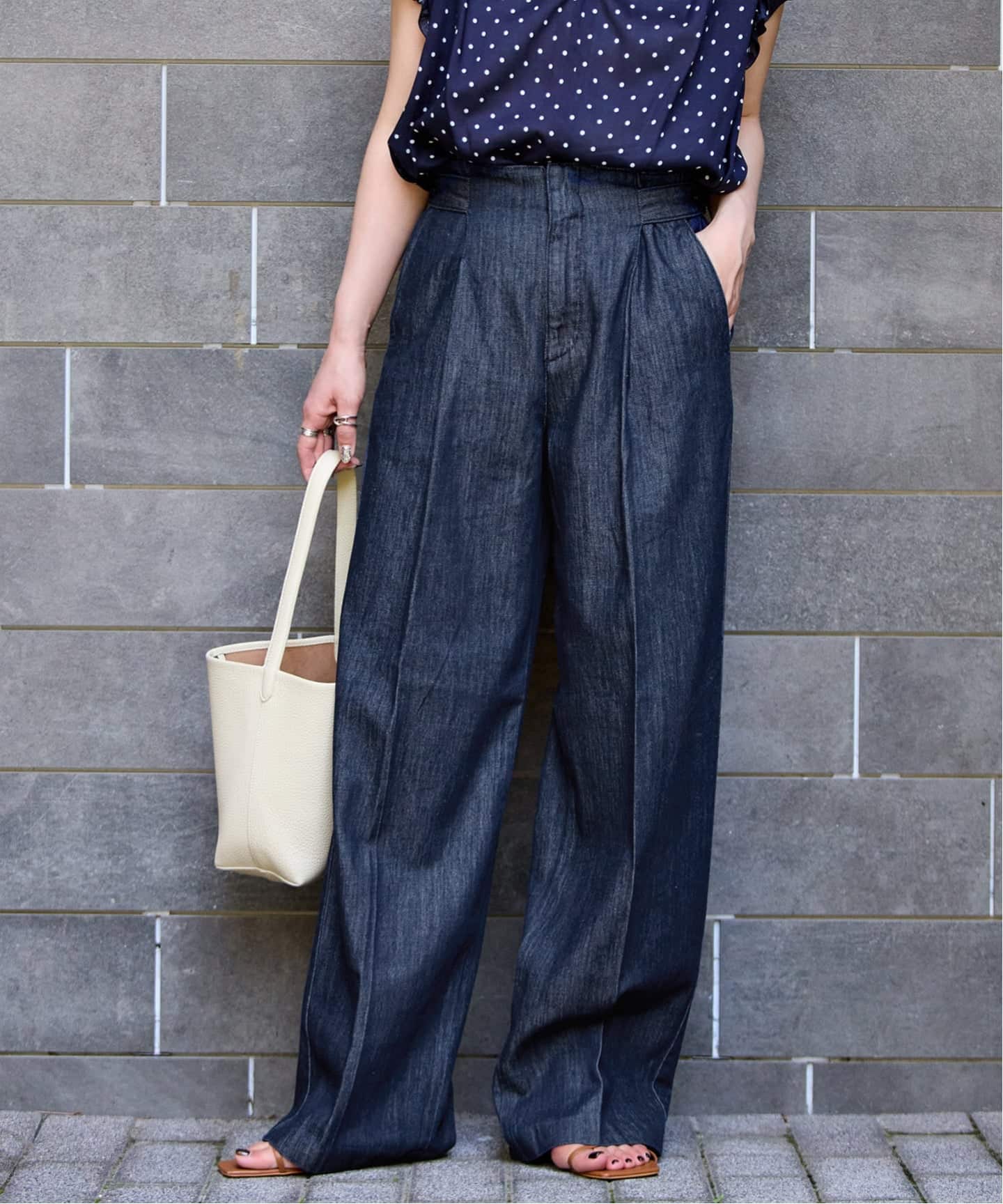 予約》ウォッシャブル / DU JOUR / デュ ジュール MODERN SLACKS JEAN