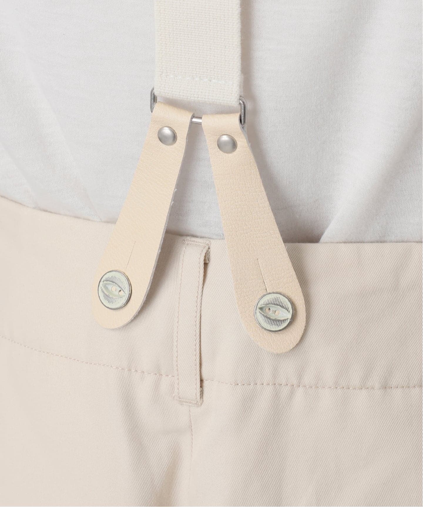 bc stock セルロースチノサスペンダータックトラウザー 追加》【WEB限定】手洗い可 / セルロースチノサスペンダータック