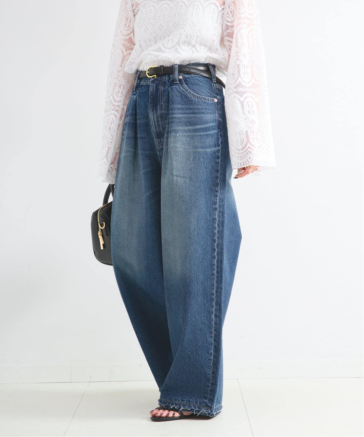 ベイクルーズ B.C STOCK / DU JOUR PEG TUCK JEAN ウォッシャブル / DU JOUR / デュ ジュール PEG TUCK JEAN（デニム