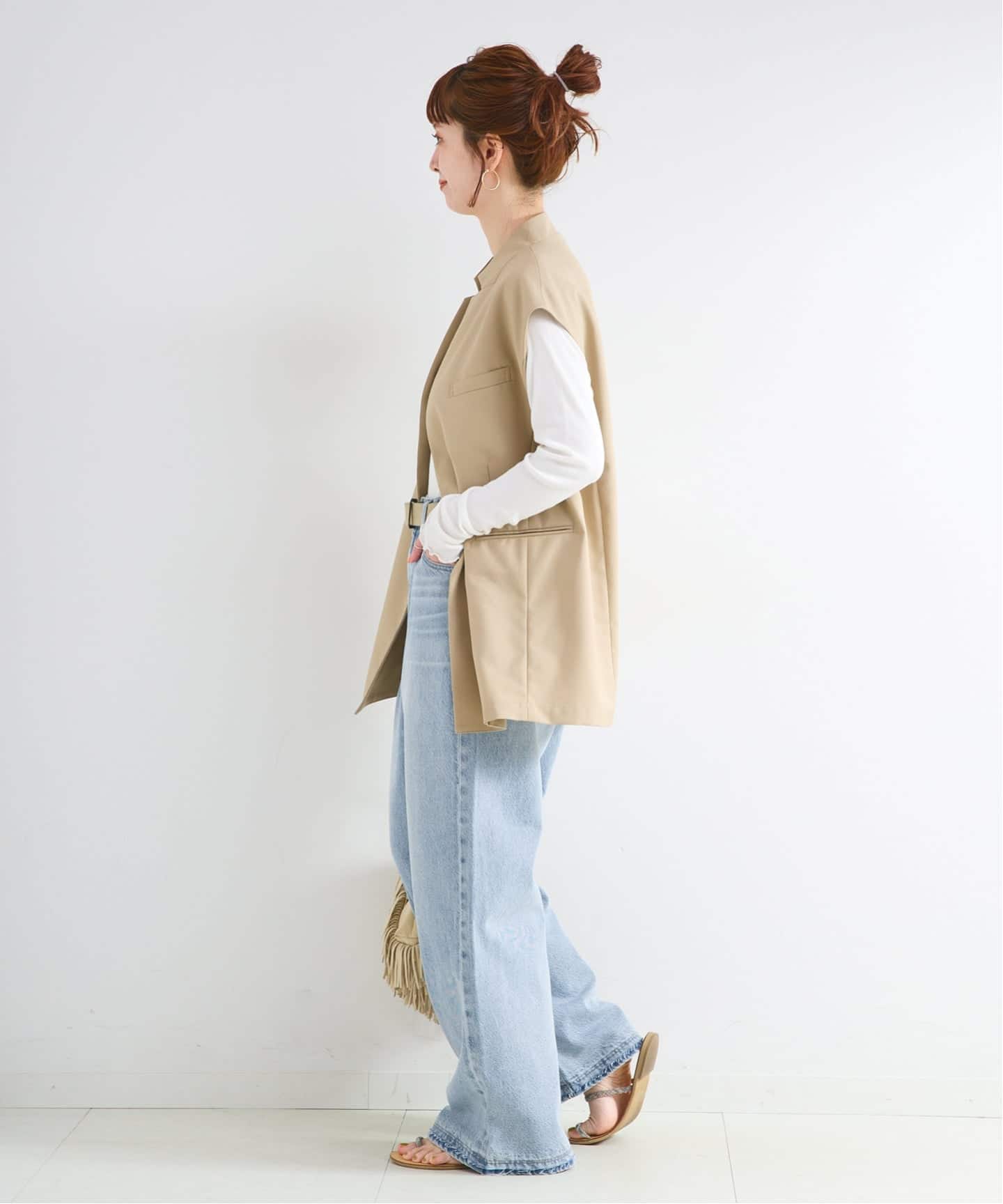 完売 ウォッシャブル DU JOUR デュ ジュール PEG TUCK JEAN ウォッシャブル / DU JOUR / デュ ジュール PEG TUCK JEAN（デニム