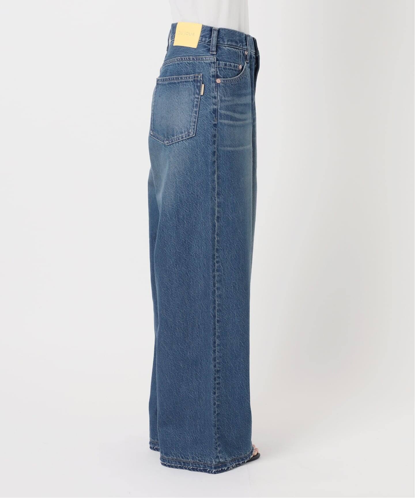 ウォッシャブル / DU JOUR / デュ ジュール PEG TUCK JEAN（デニム