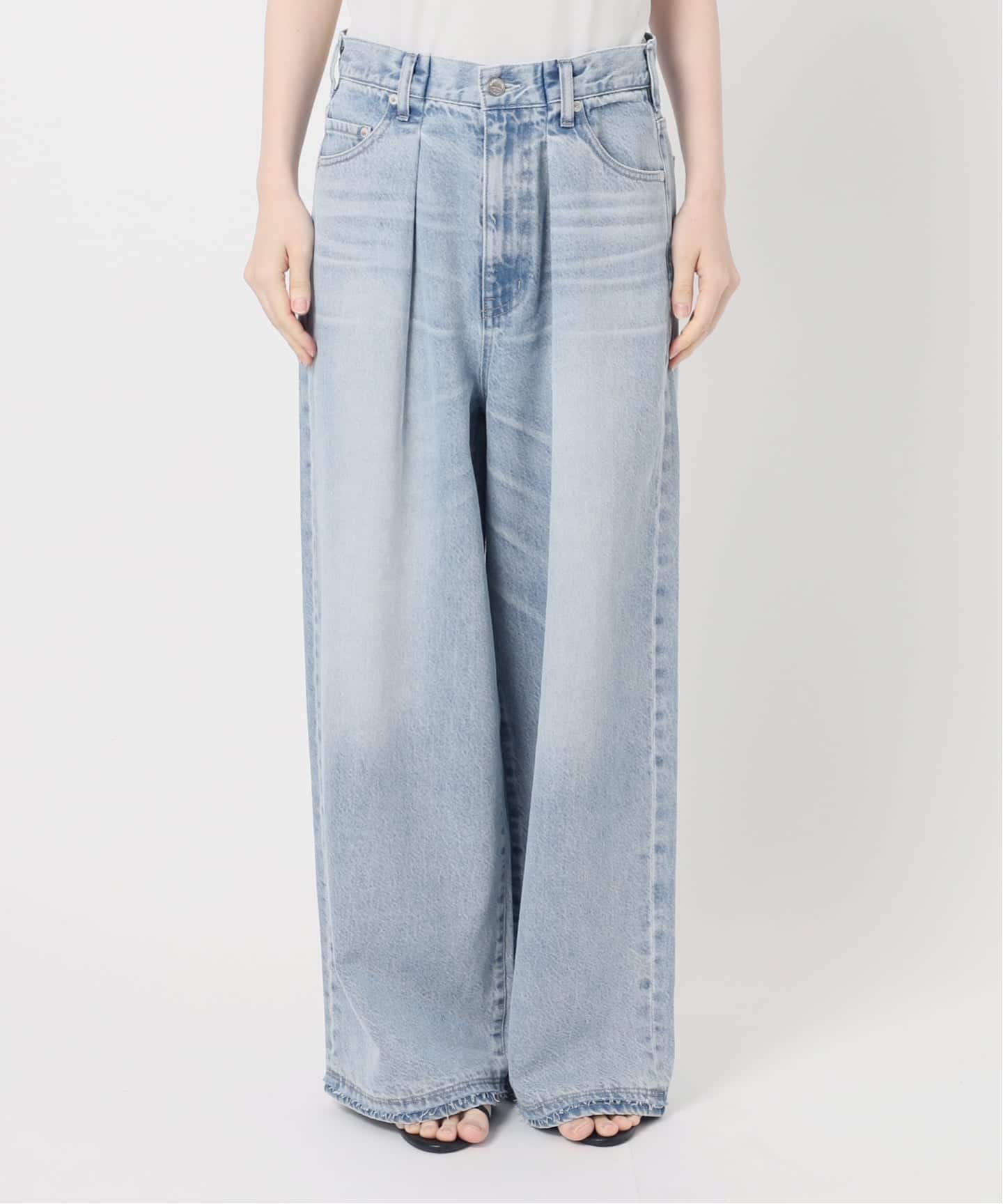 完売 ウォッシャブル DU JOUR デュ ジュール PEG TUCK JEAN ウォッシャブル / DU JOUR / デュ ジュール PEG TUCK JEAN（デニム