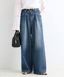 《予約》ウォッシャブル / DU JOUR / デュ ジュール PEG TUCK JEAN