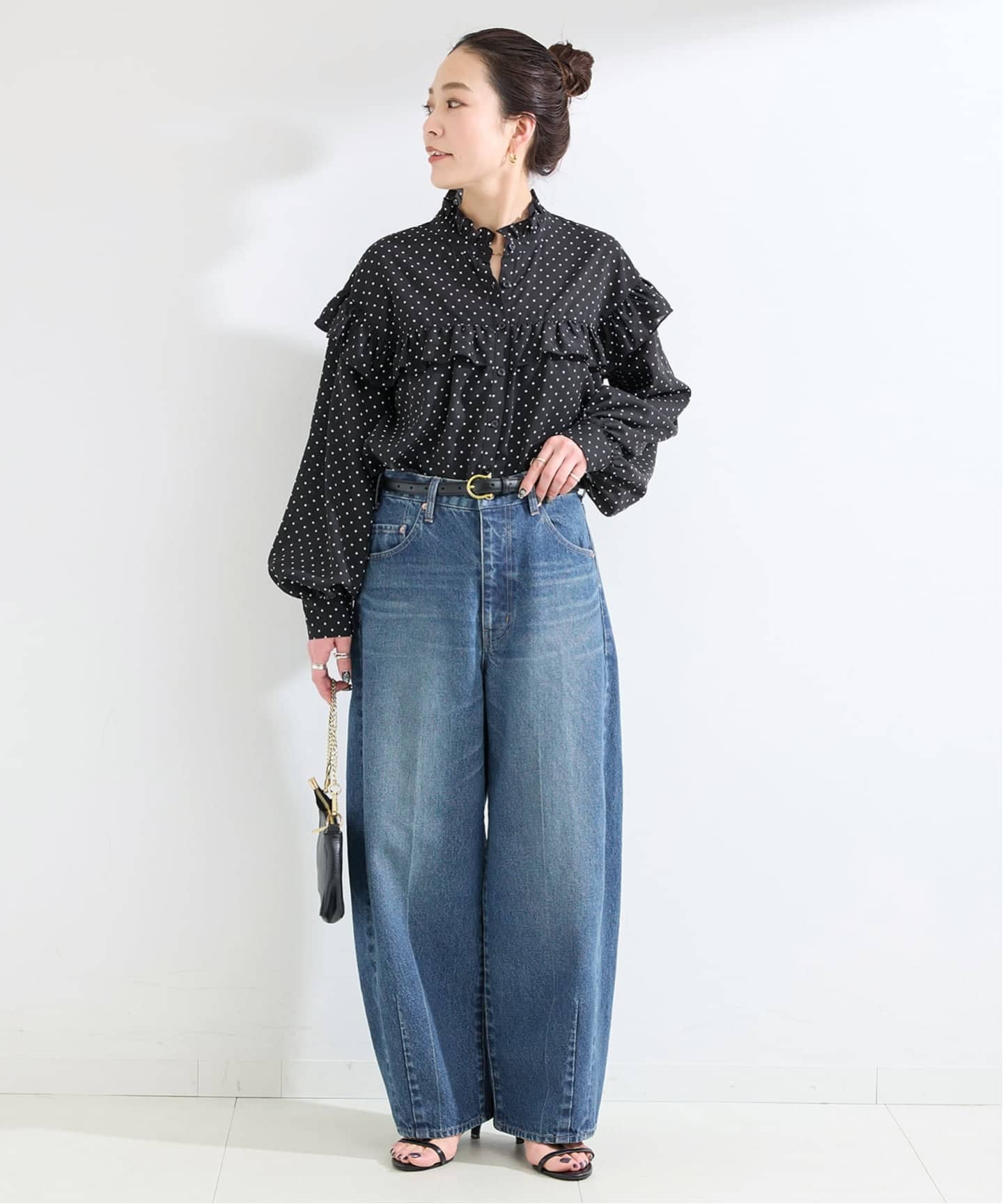 ウォッシャブル / DU JOUR / デュ ジュール SWORD CROP JEAN（デニム