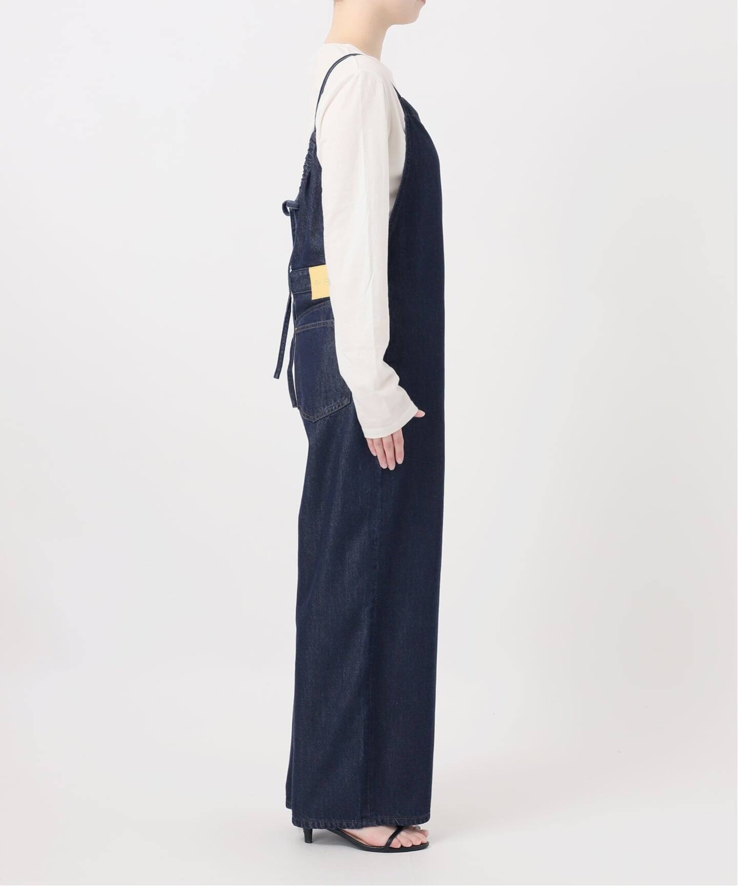 DU JOUR / デュ ジュール BK-BOW JEAN SALOPETTE ウォッシャブル / DU JOUR / デュ ジュール BK-BOW JEAN SALOPETTE