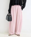 【WEB限定】ウォッシャブル / 梳毛調ボリュームイージーパンツ