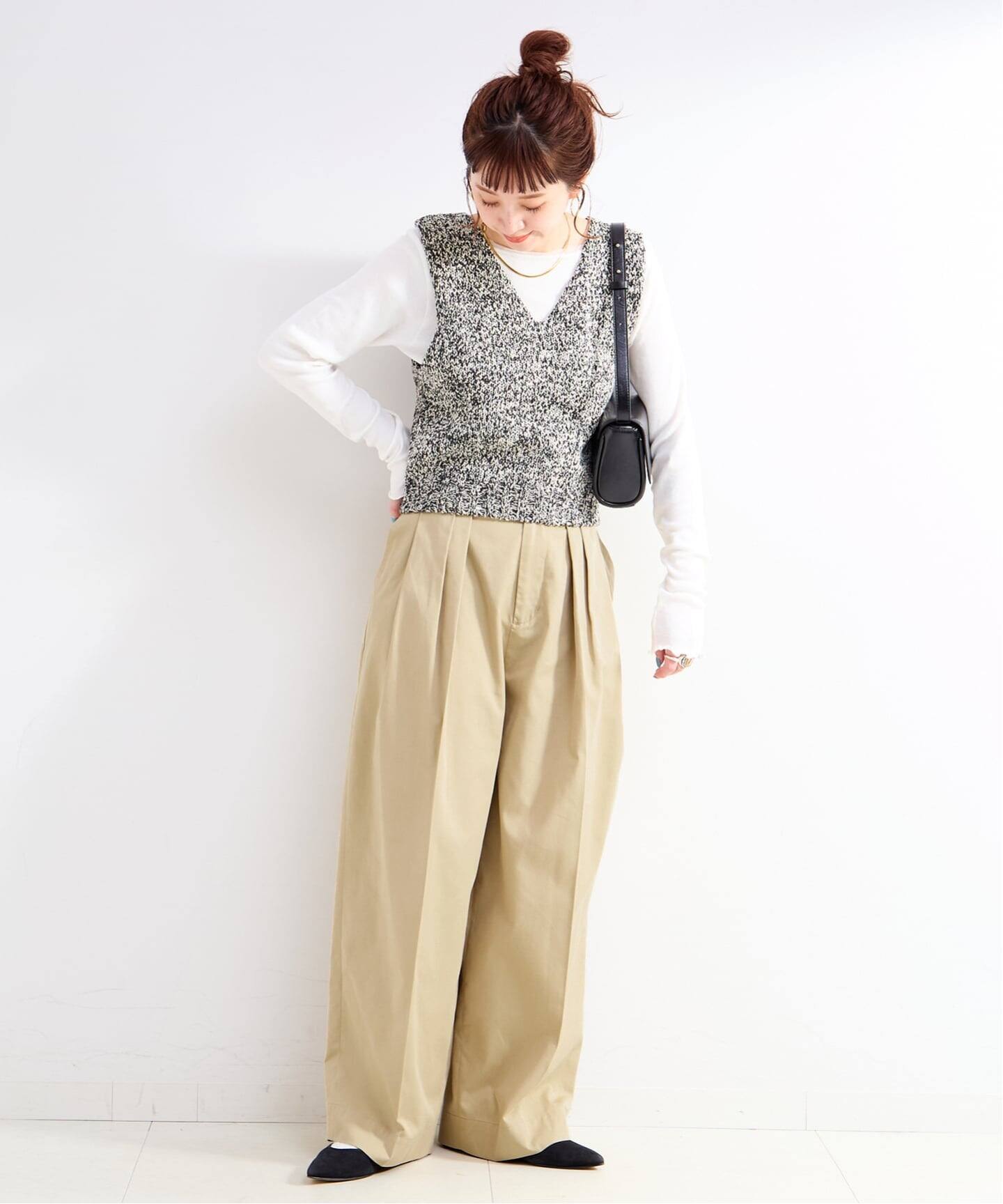 ウォッシャブル / T/Cワイドチノパンツ（チノパンツ）｜B.C STOCK