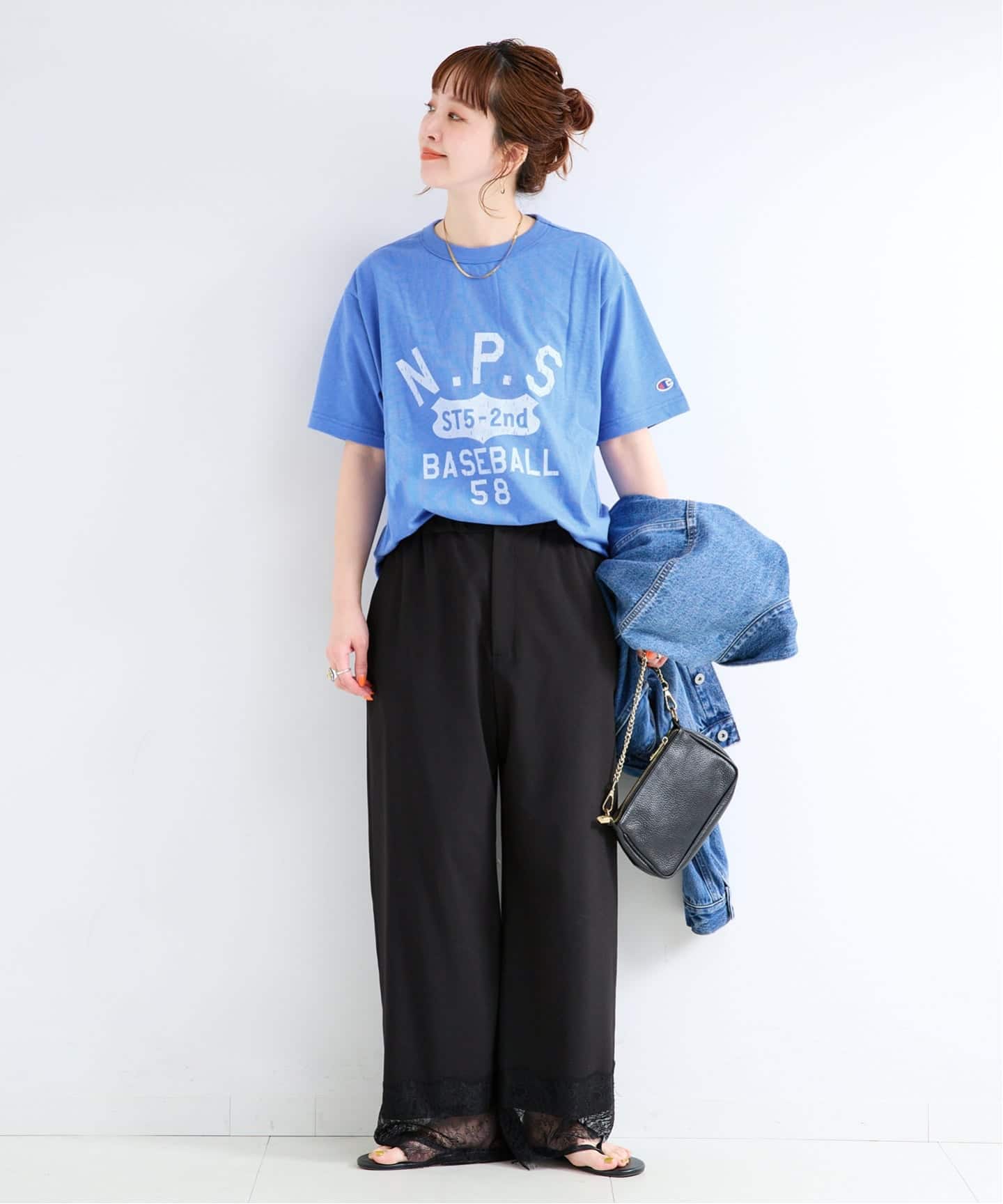 一部WEB限定カラーあり】手洗い可 / レースヘムパンツ（その他パンツ