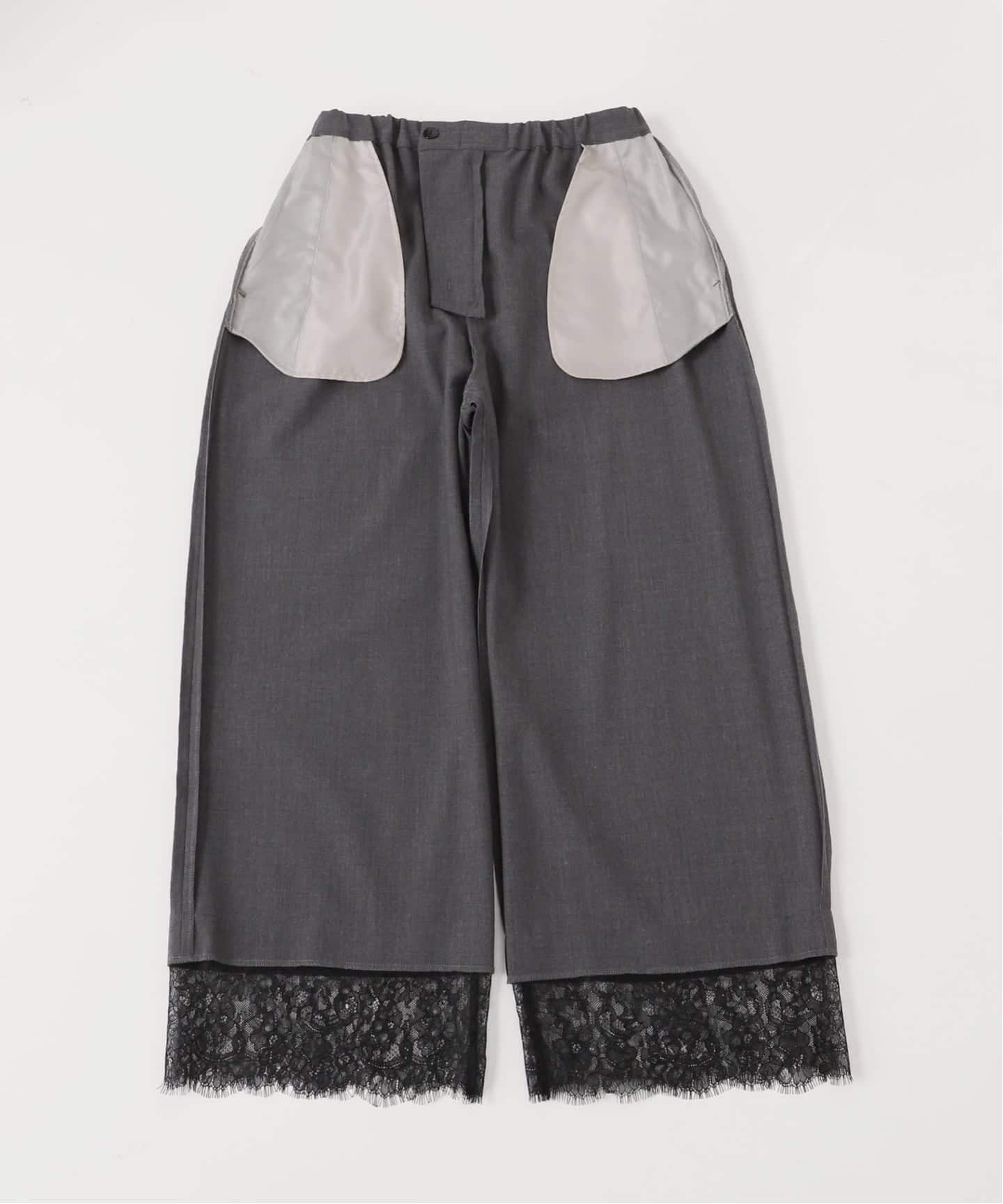 一部WEB限定カラーあり】手洗い可 / レースヘムパンツ（その他パンツ