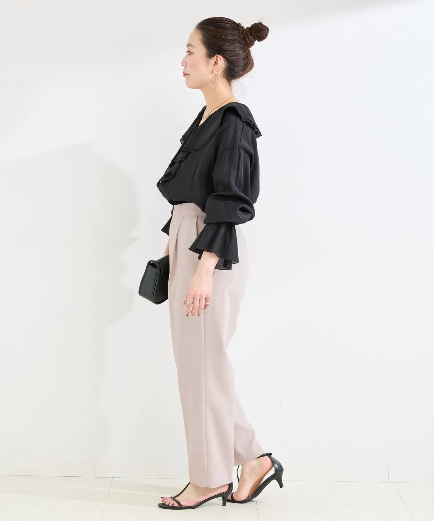 手洗い可 / T/R ダブルクロス パンツ（スラックス）｜B.C STOCK（ベー