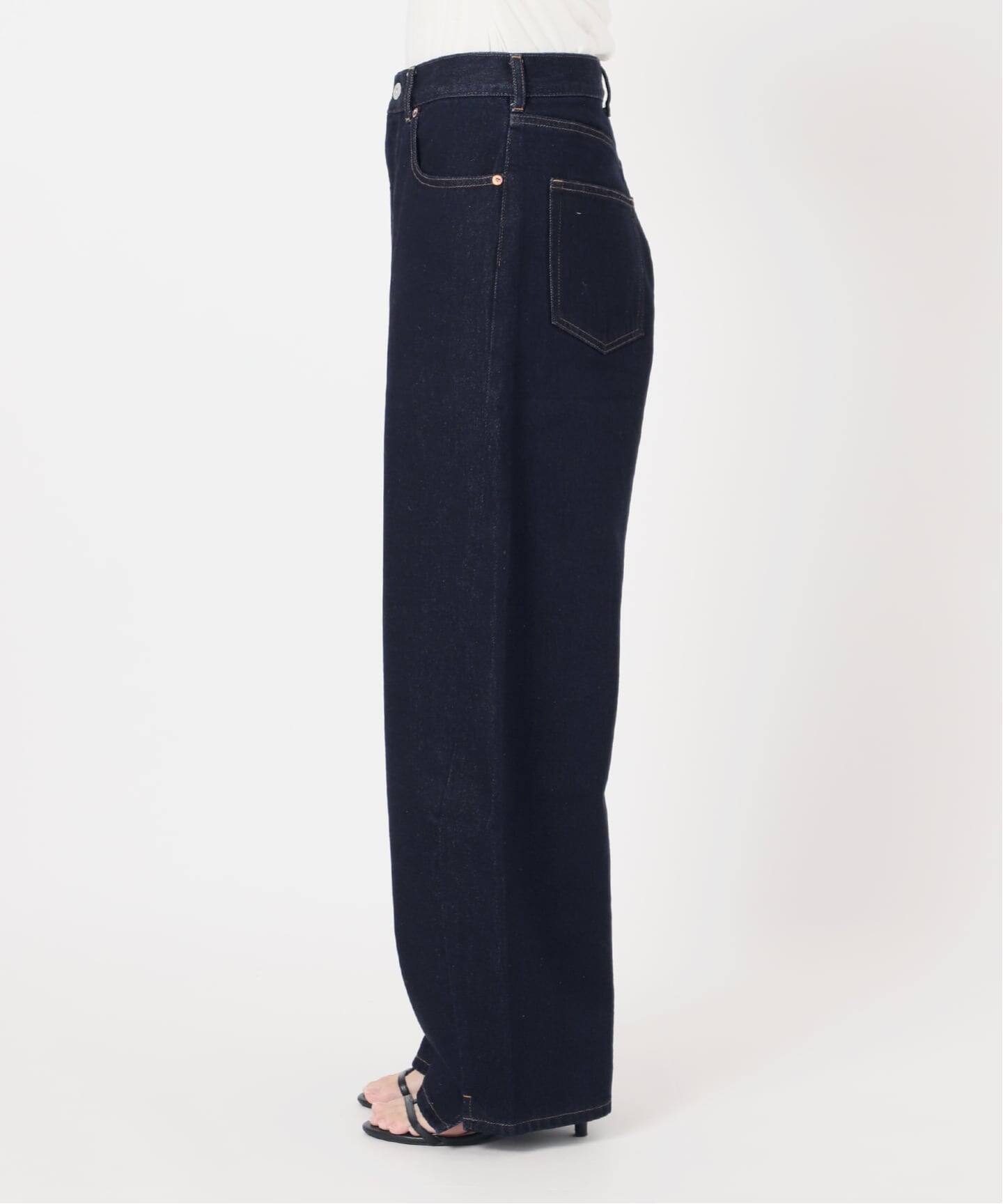 追加8》ウォッシャブル / DU JOUR / デュ ジュール BARREL BAGGY JEAN