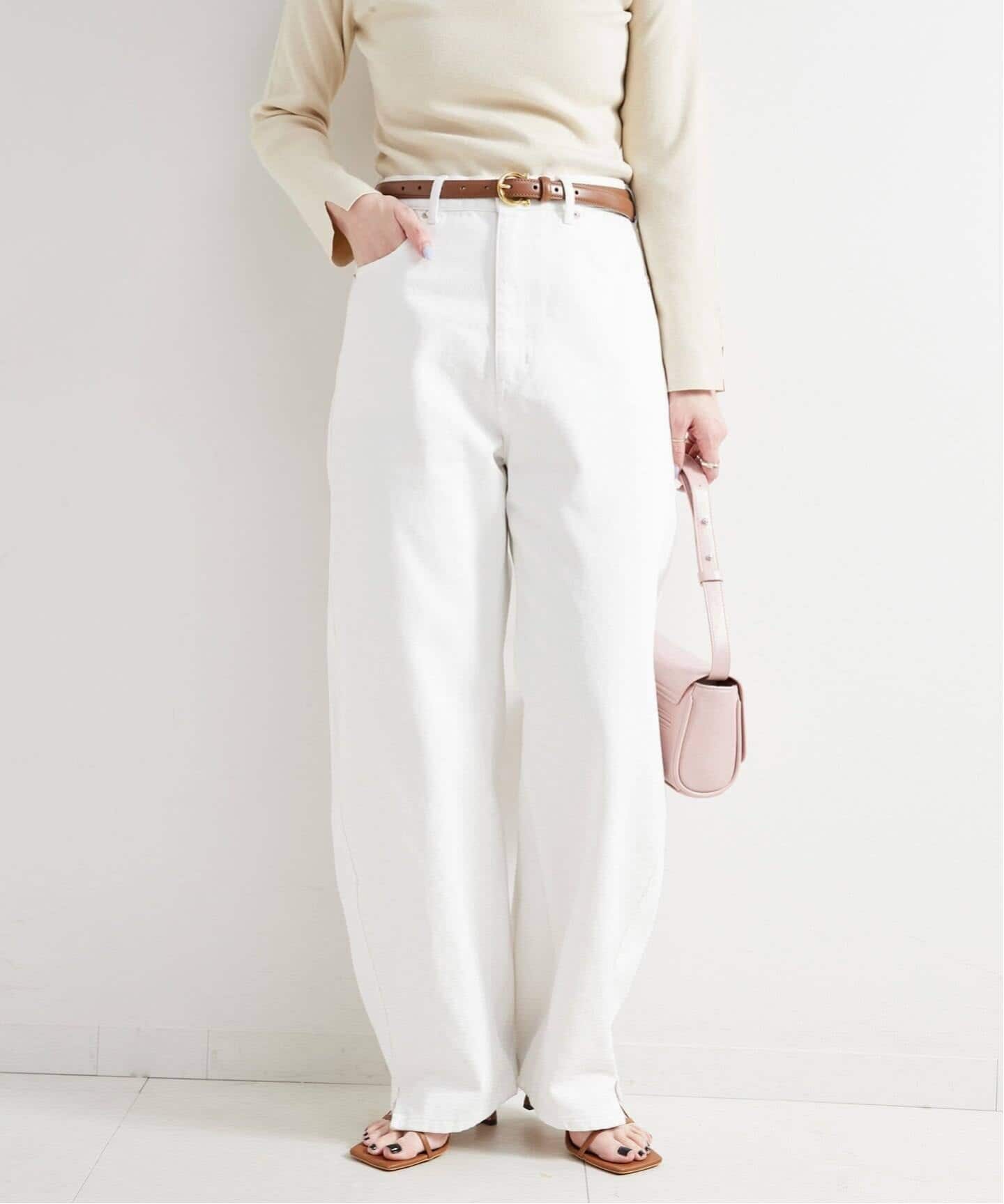 追加9》ウォッシャブル / DU JOUR / デュ ジュール BARREL BAGGY JEAN