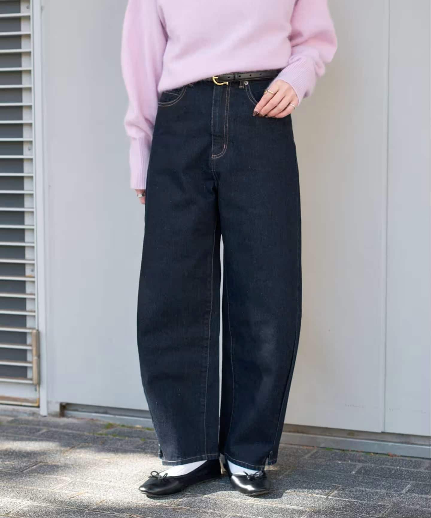 追加9》ウォッシャブル / DU JOUR / デュ ジュール BARREL BAGGY JEAN