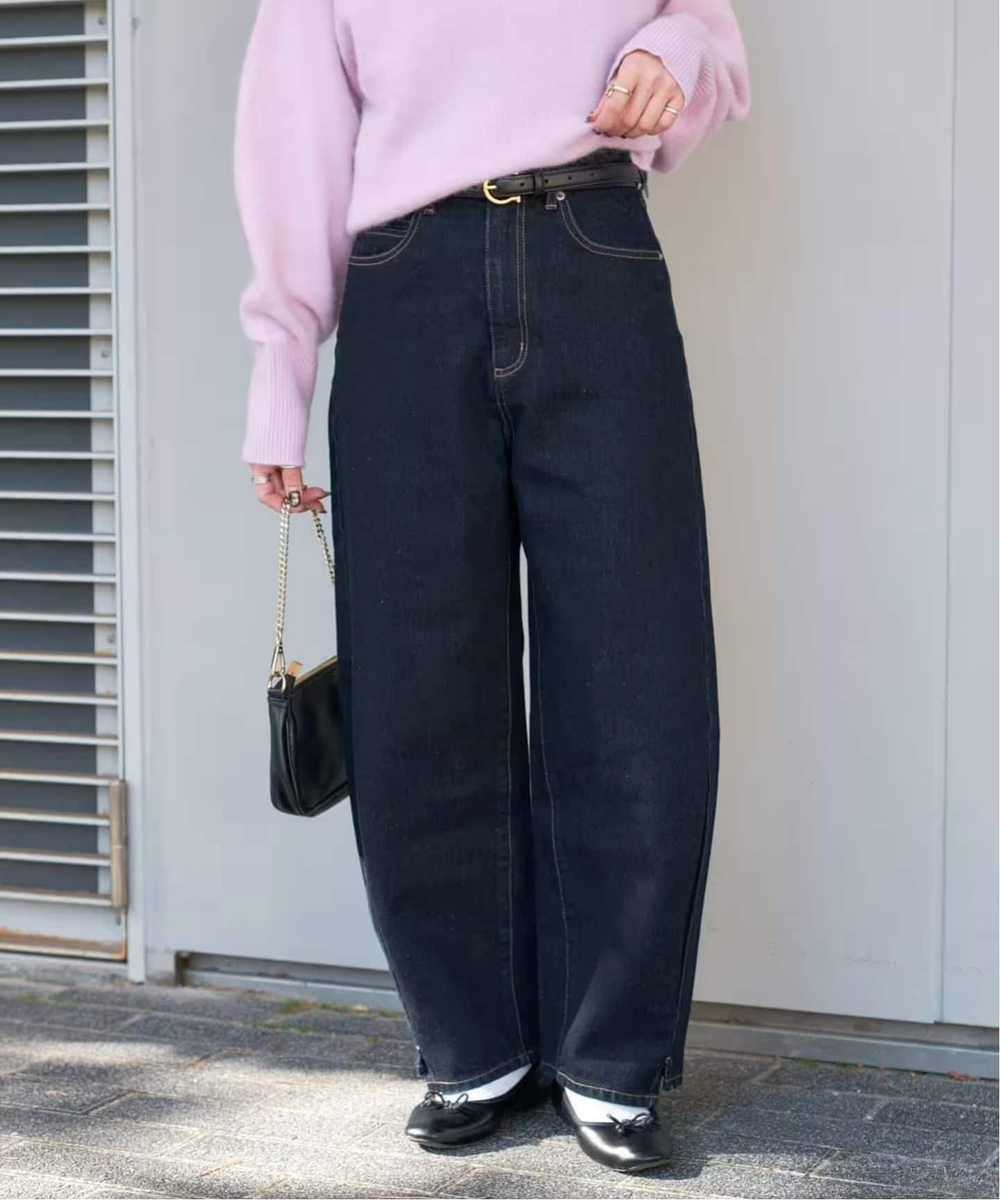 追加9》ウォッシャブル / DU JOUR / デュ ジュール BARREL BAGGY JEAN