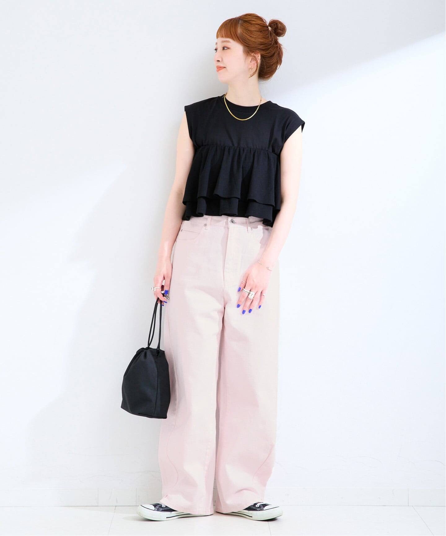 追加9》ウォッシャブル / DU JOUR / デュ ジュール BARREL BAGGY JEAN