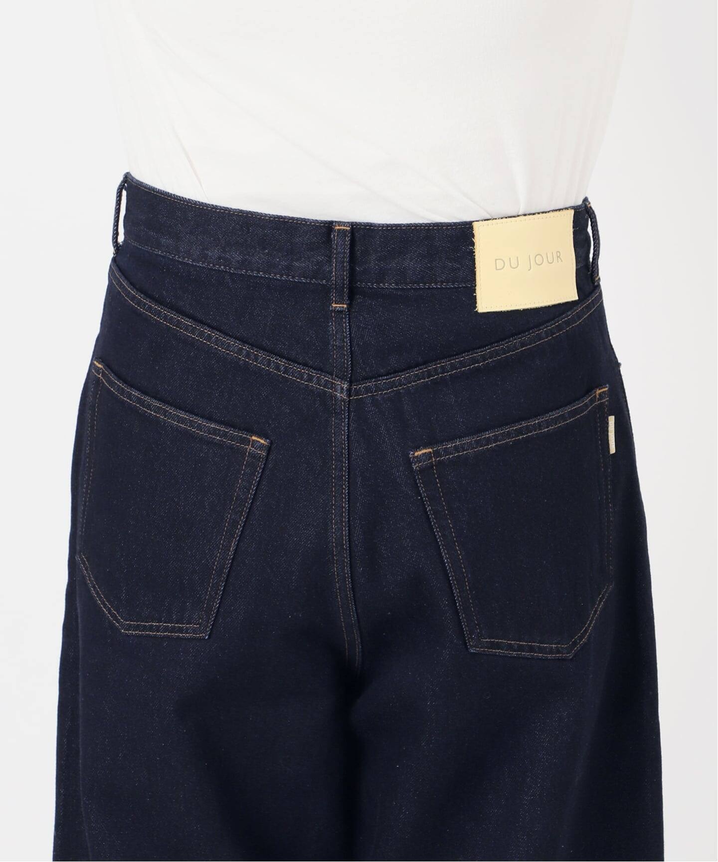 追加9》ウォッシャブル / DU JOUR / デュ ジュール BARREL BAGGY JEAN