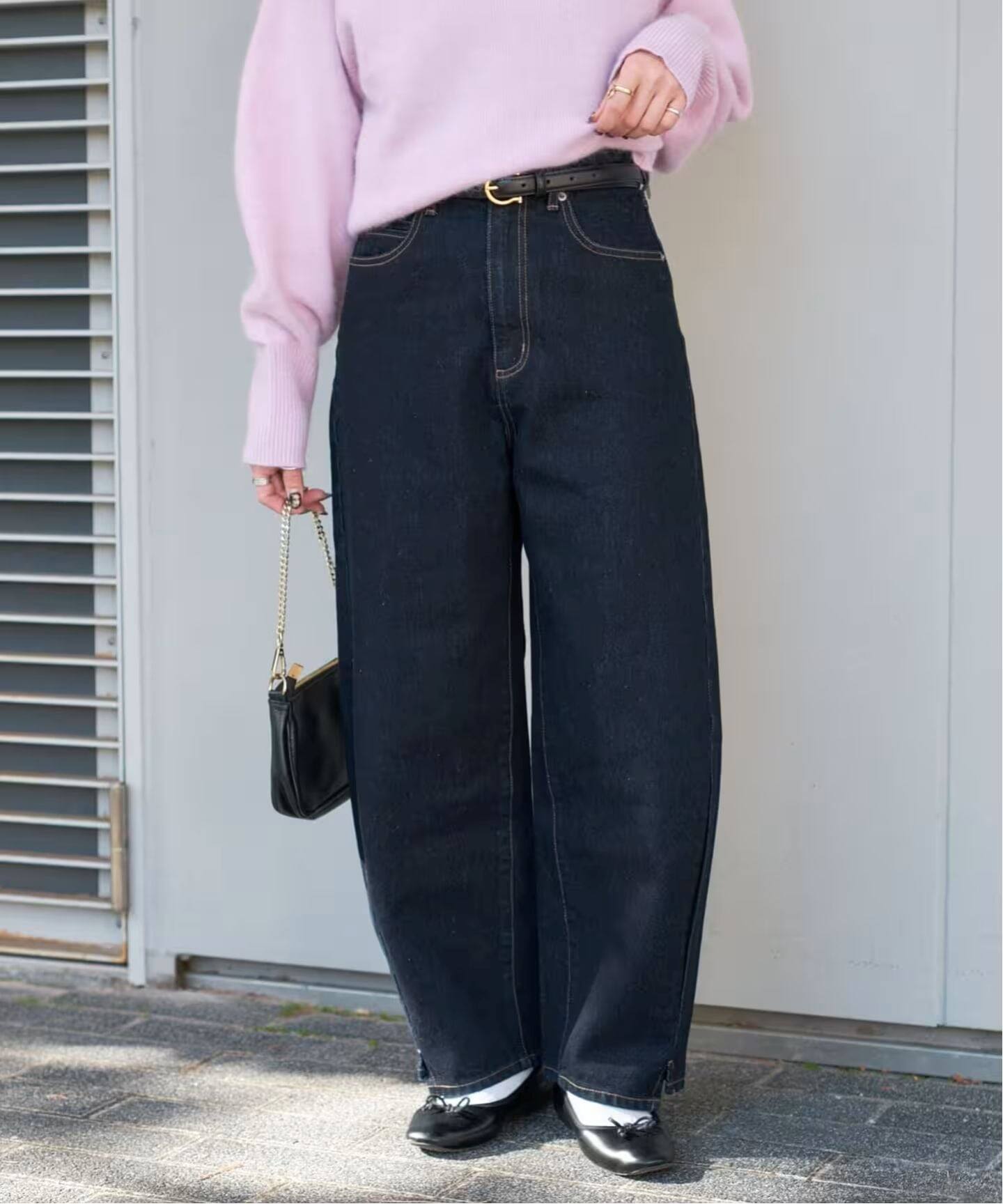追加11》ウォッシャブル / DU JOUR / デュ ジュール BARREL BAGGY JEAN