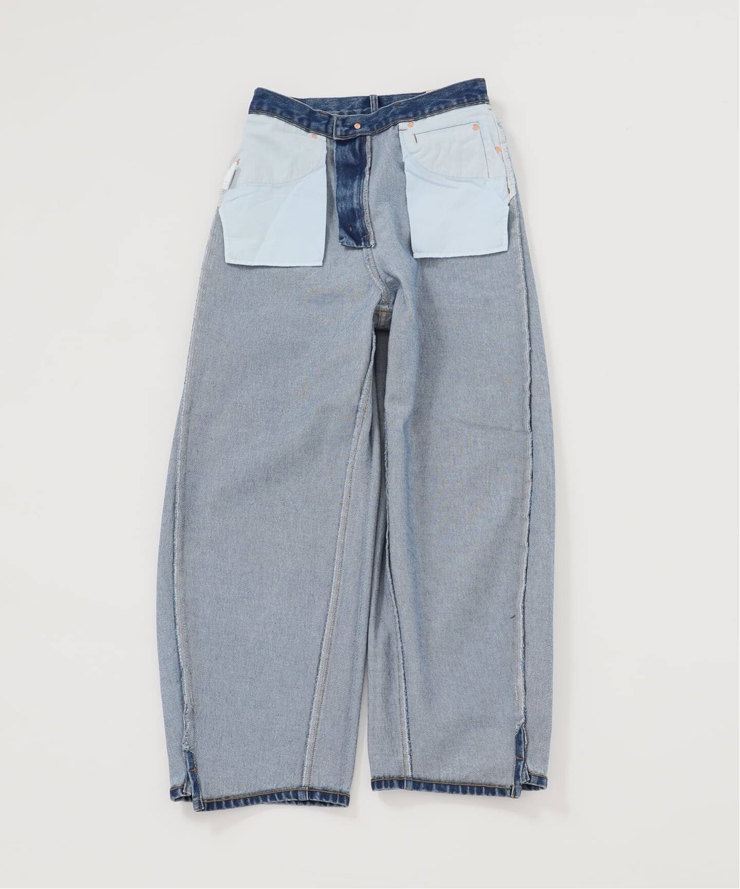 追加11》ウォッシャブル / DU JOUR / デュ ジュール BARREL BAGGY JEAN