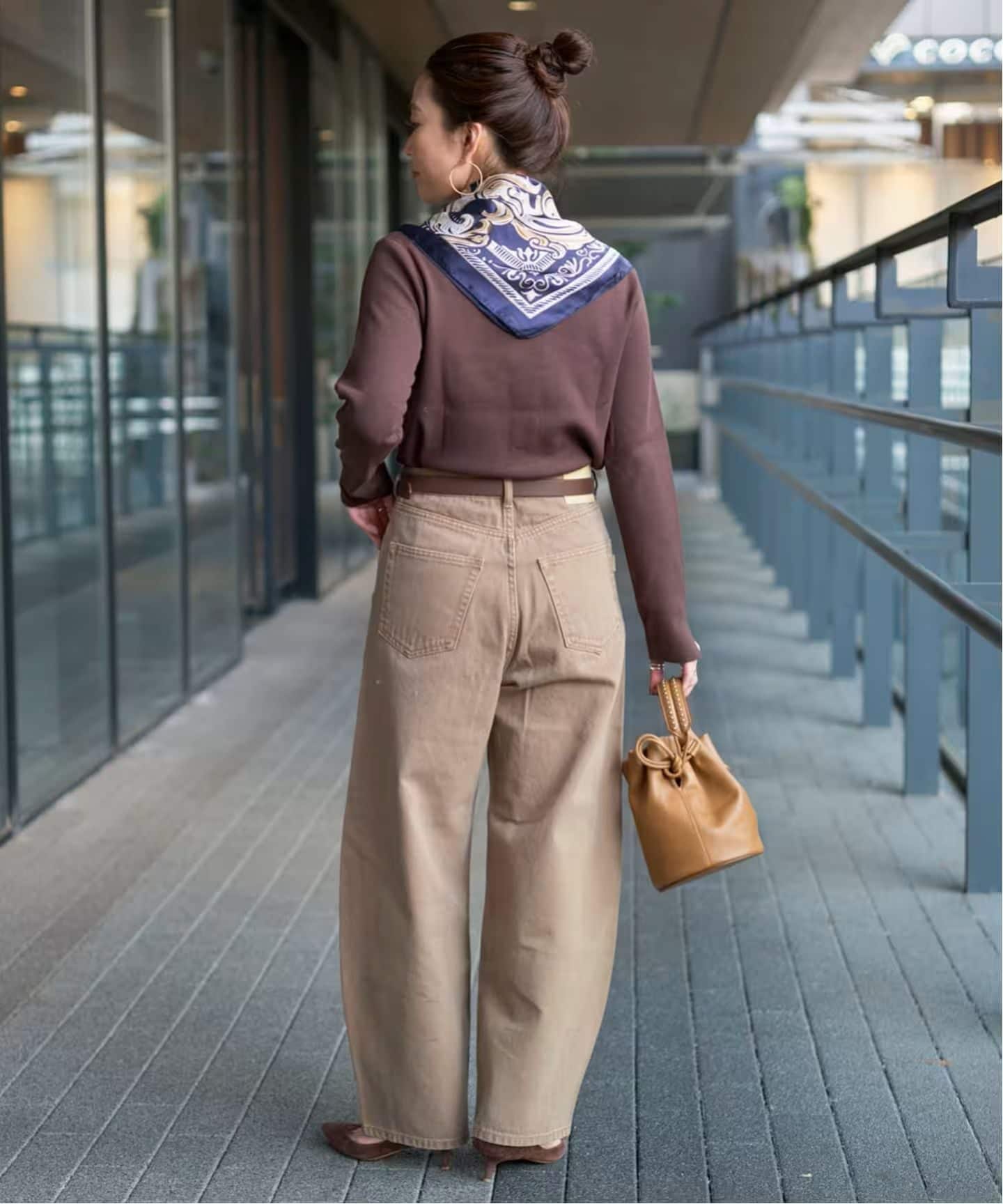 追加12》ウォッシャブル / DU JOUR / デュ ジュール BARREL BAGGY JEAN