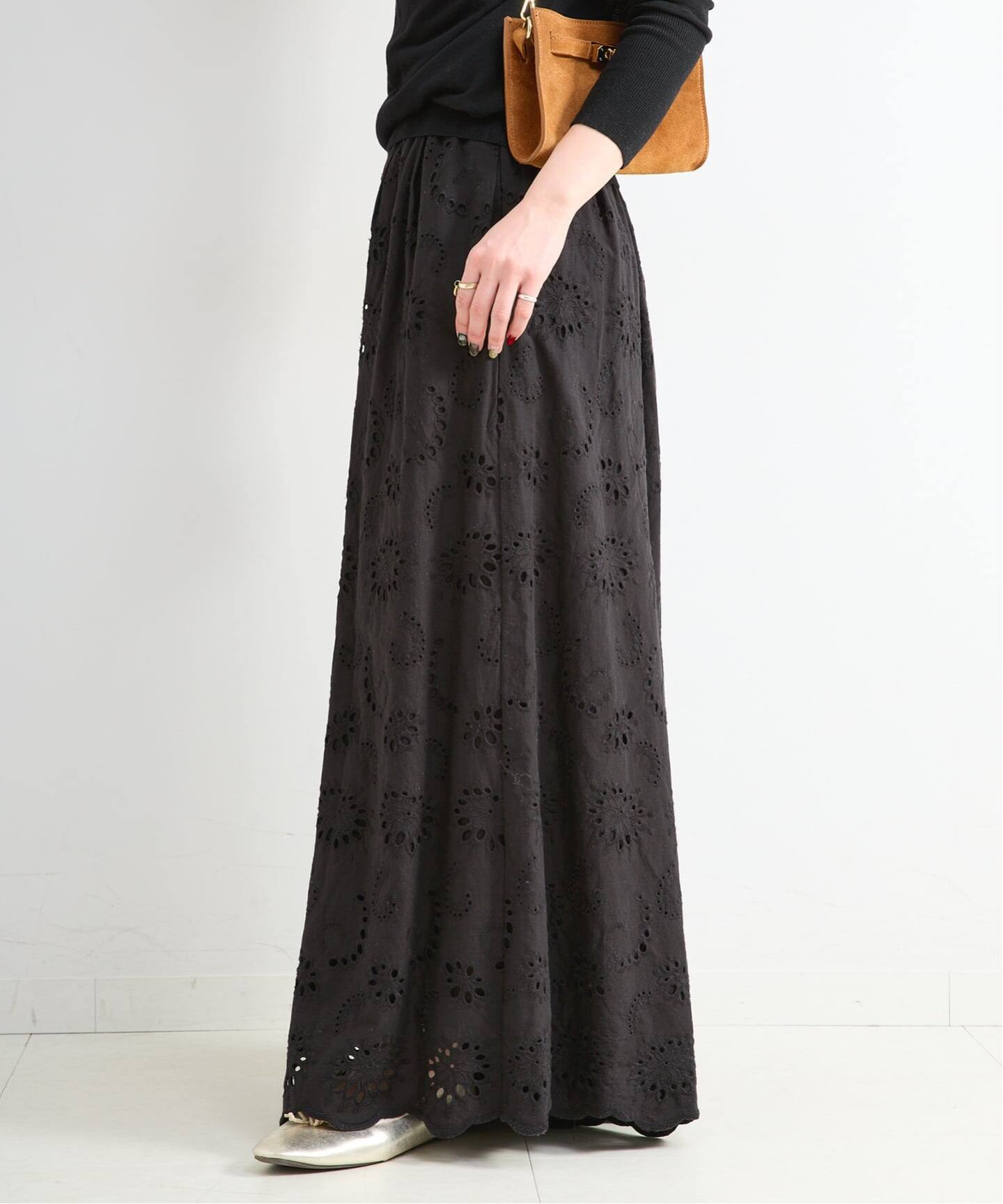 追加4予約》手洗い可 / アイレットレイヤーイージーワイドパンツ