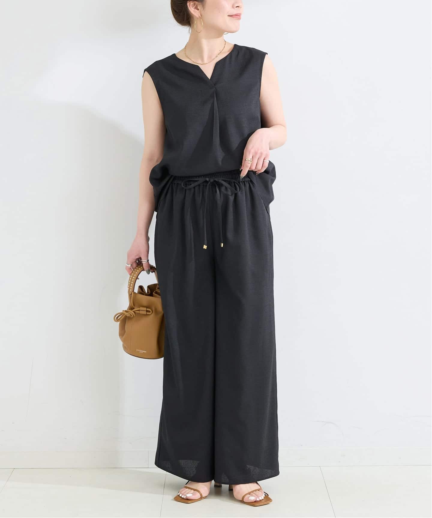 追加》《S/Mサイズ展開》《2点セット》ウォッシャブル / リネンライク