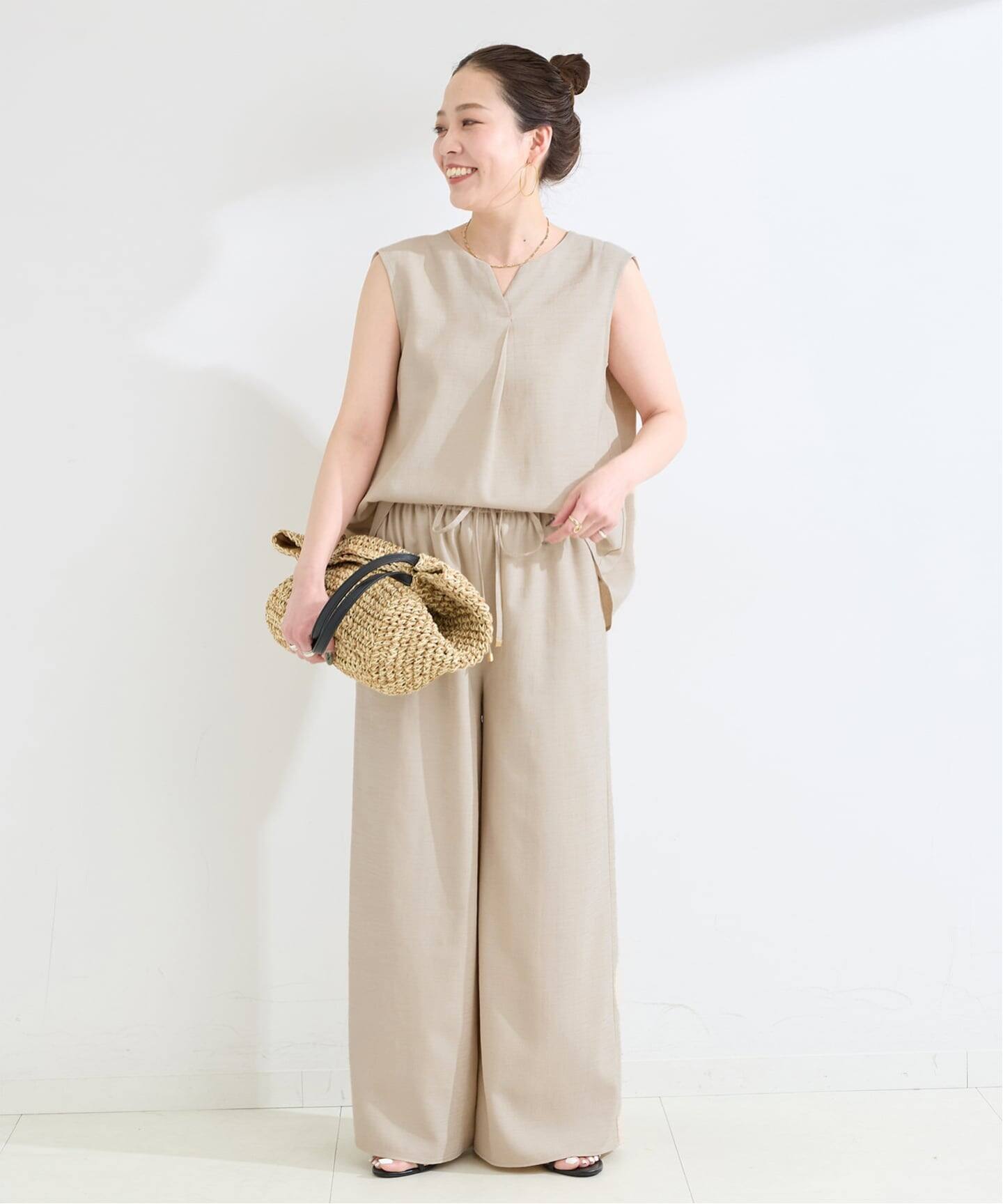 追加》《S/Mサイズ展開》《2点セット》ウォッシャブル / リネンライク