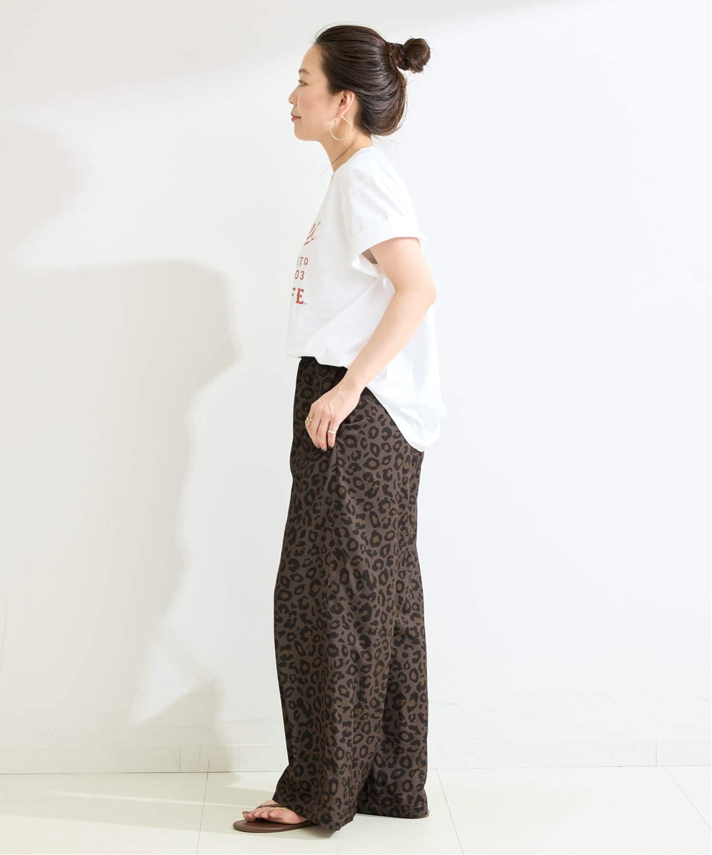 ウォッシャブル / レオパード柄パンツ（その他パンツ）｜B.C STOCK