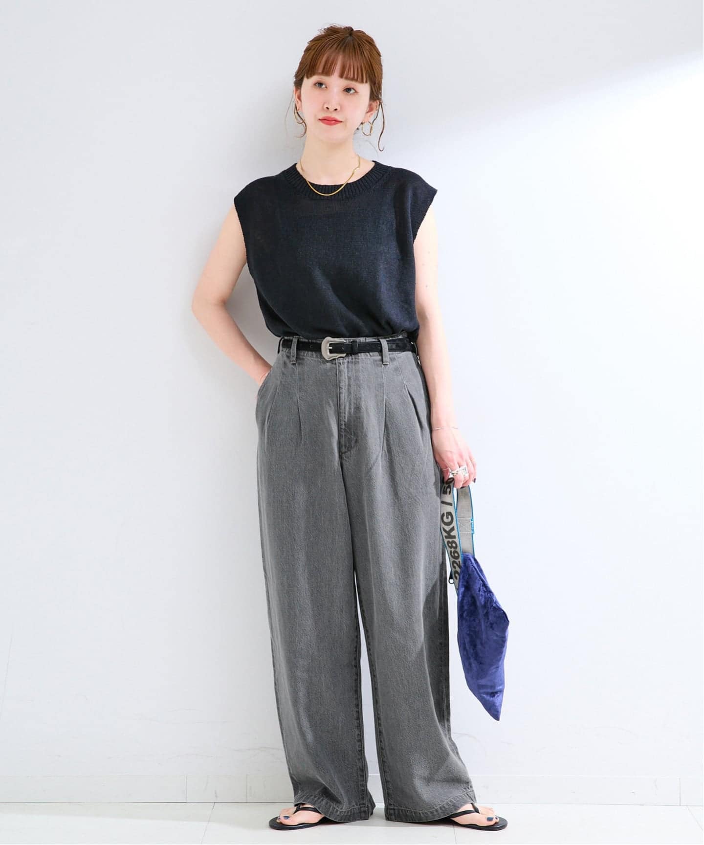 追加5》ウォッシャブル / DU JOUR/デュ ジュール TROUSER JEAN（デニム
