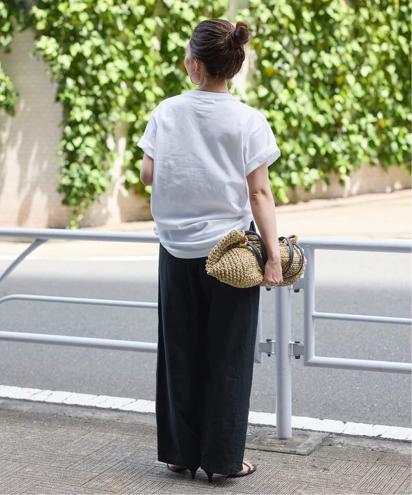 追加2》《S/Mサイズ展開》手洗い可 / フレンチリネンストレートパンツ