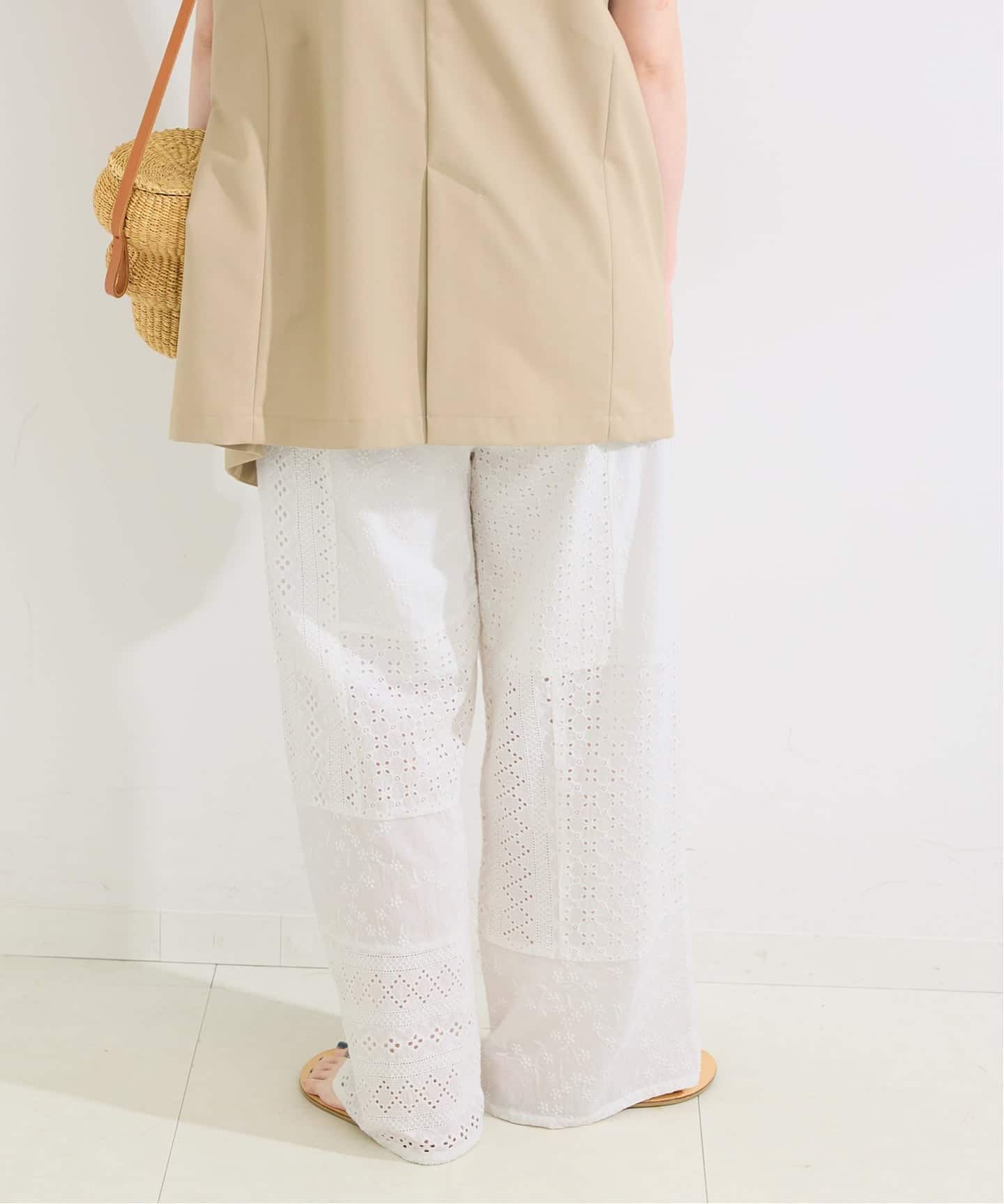 手洗い可 / レースパッチワークパンツ（その他パンツ）｜B.C STOCK