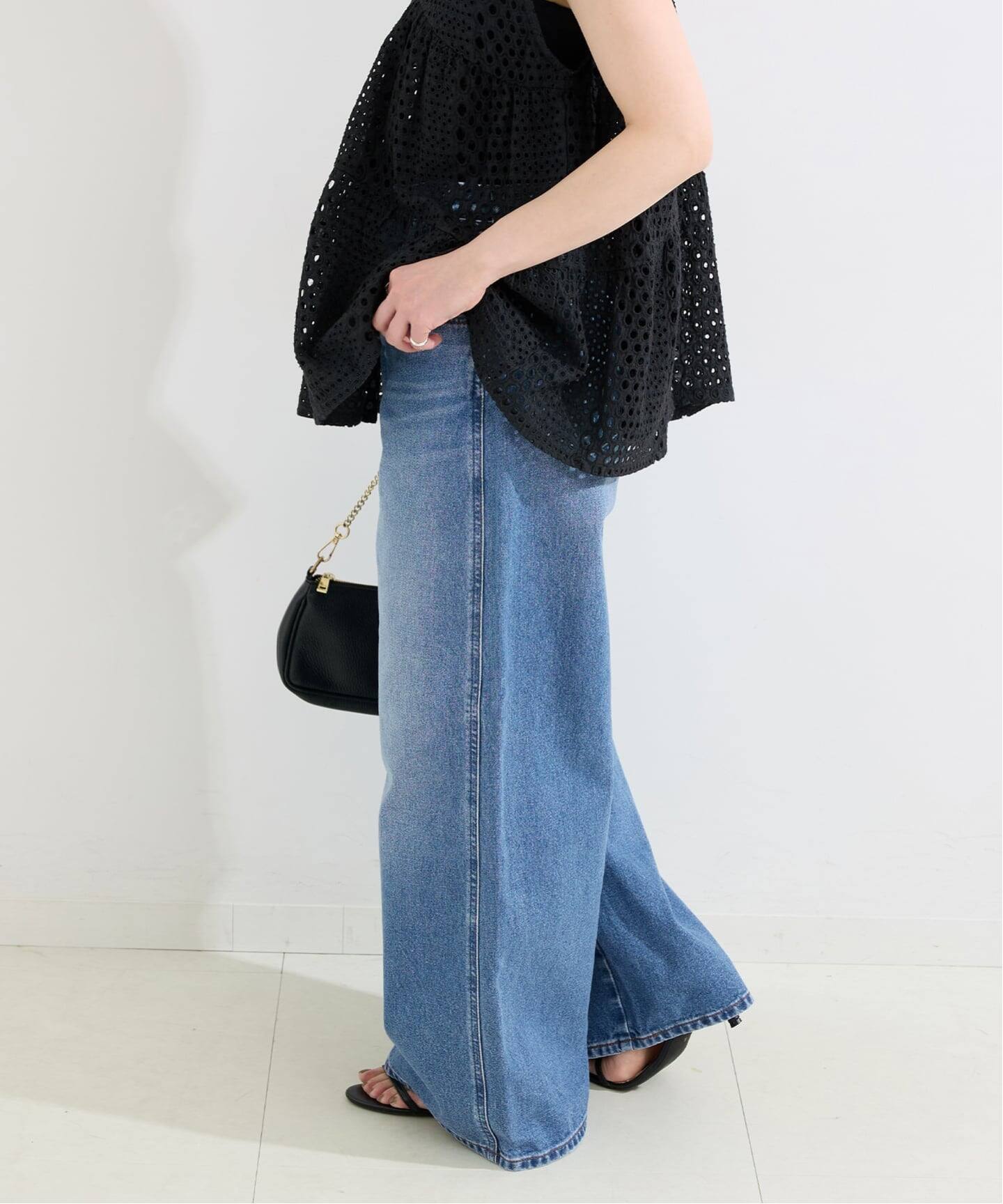WEB＋一部店舗限定】Wrangler / ラングラー WIDE MidUSEDWash（デニム