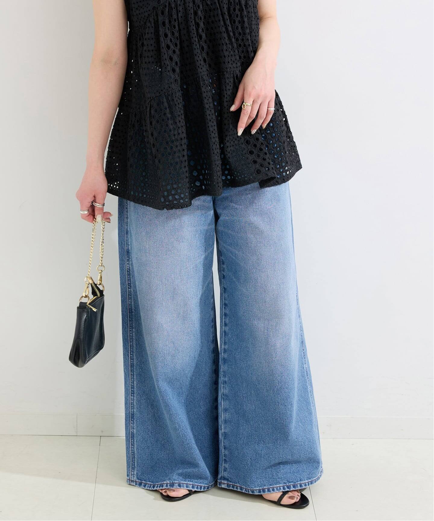 WEB＋一部店舗限定】Wrangler / ラングラー WIDE MidUSEDWash（デニム 