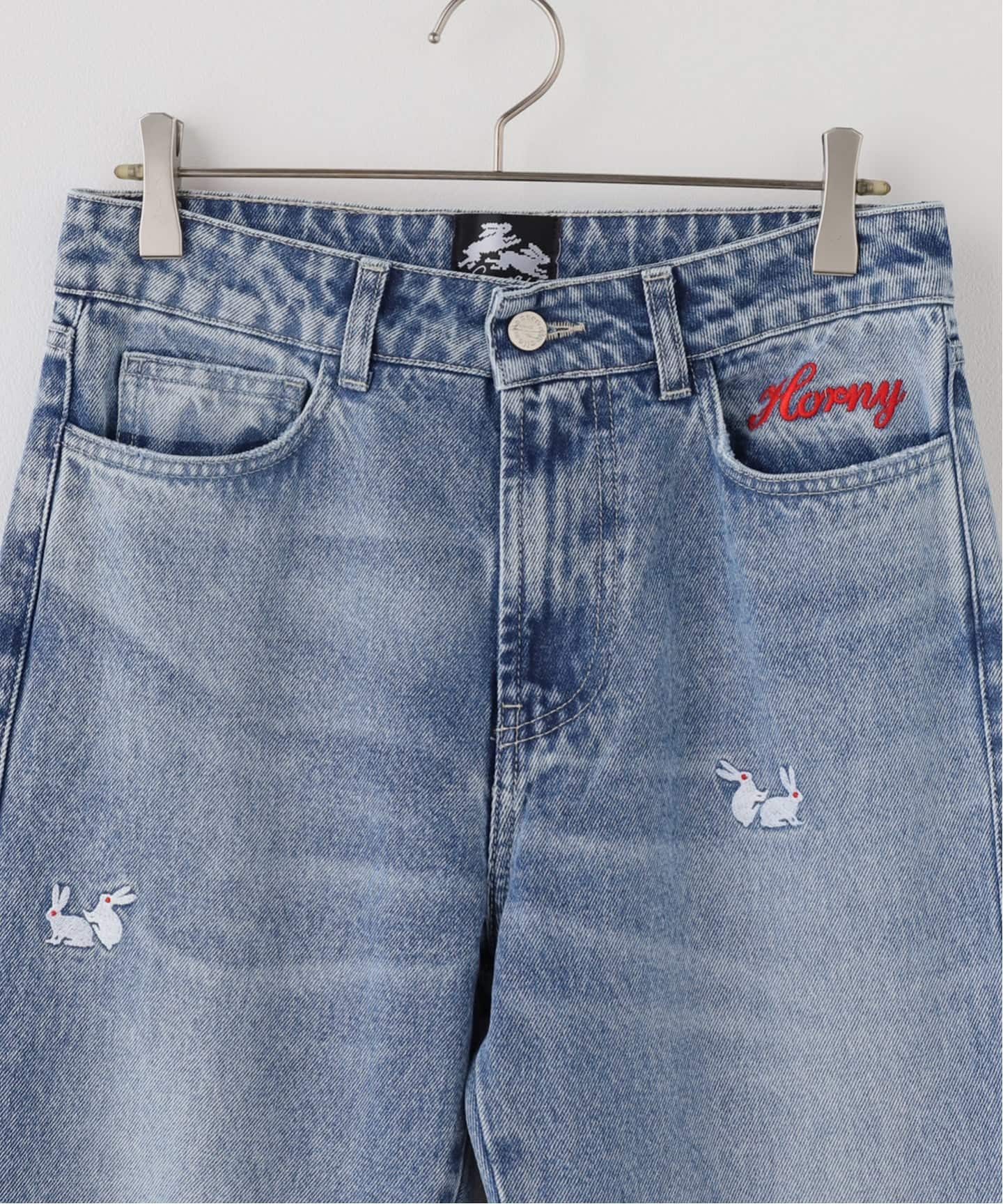 Carne Bollente デニムパンツ Carne Bollente / カルネボレンテ Bell-Bottom Bunny（デニムパンツ