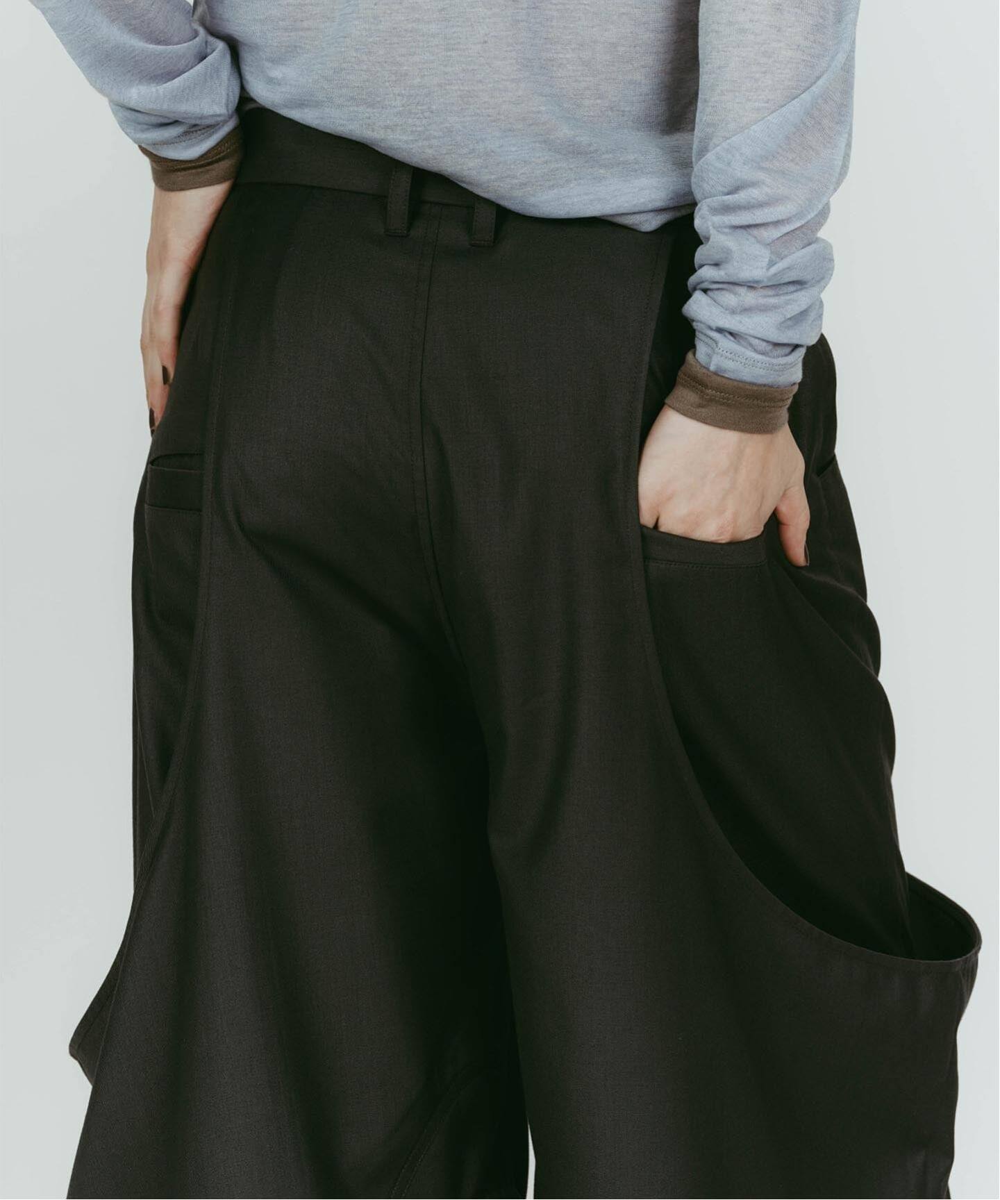 Knuth Marf/クヌースマーフ high-boot detail pants（スラックス