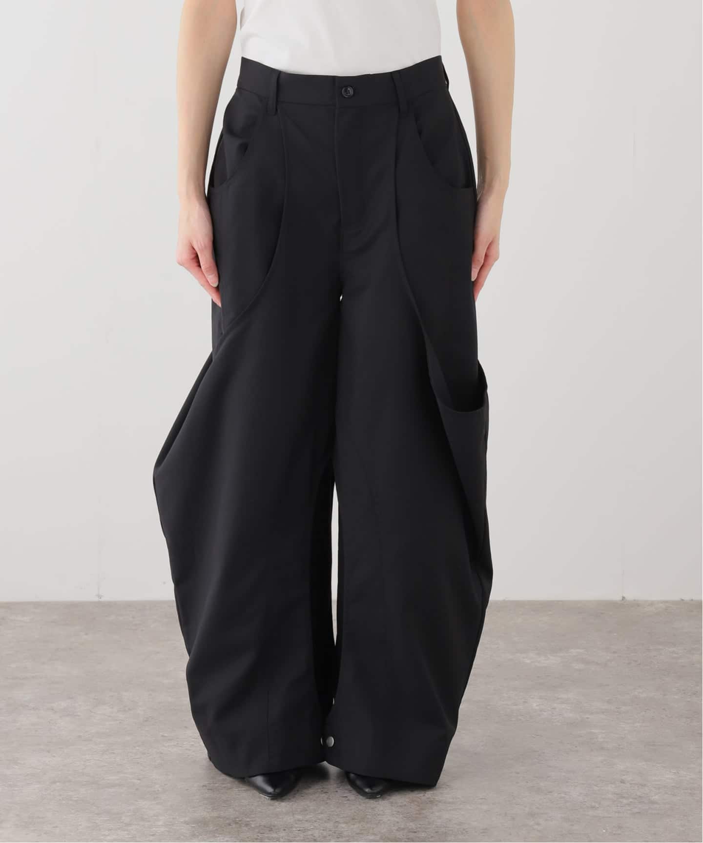 Knuth Marf/クヌースマーフ high-boot detail pants（スラックス