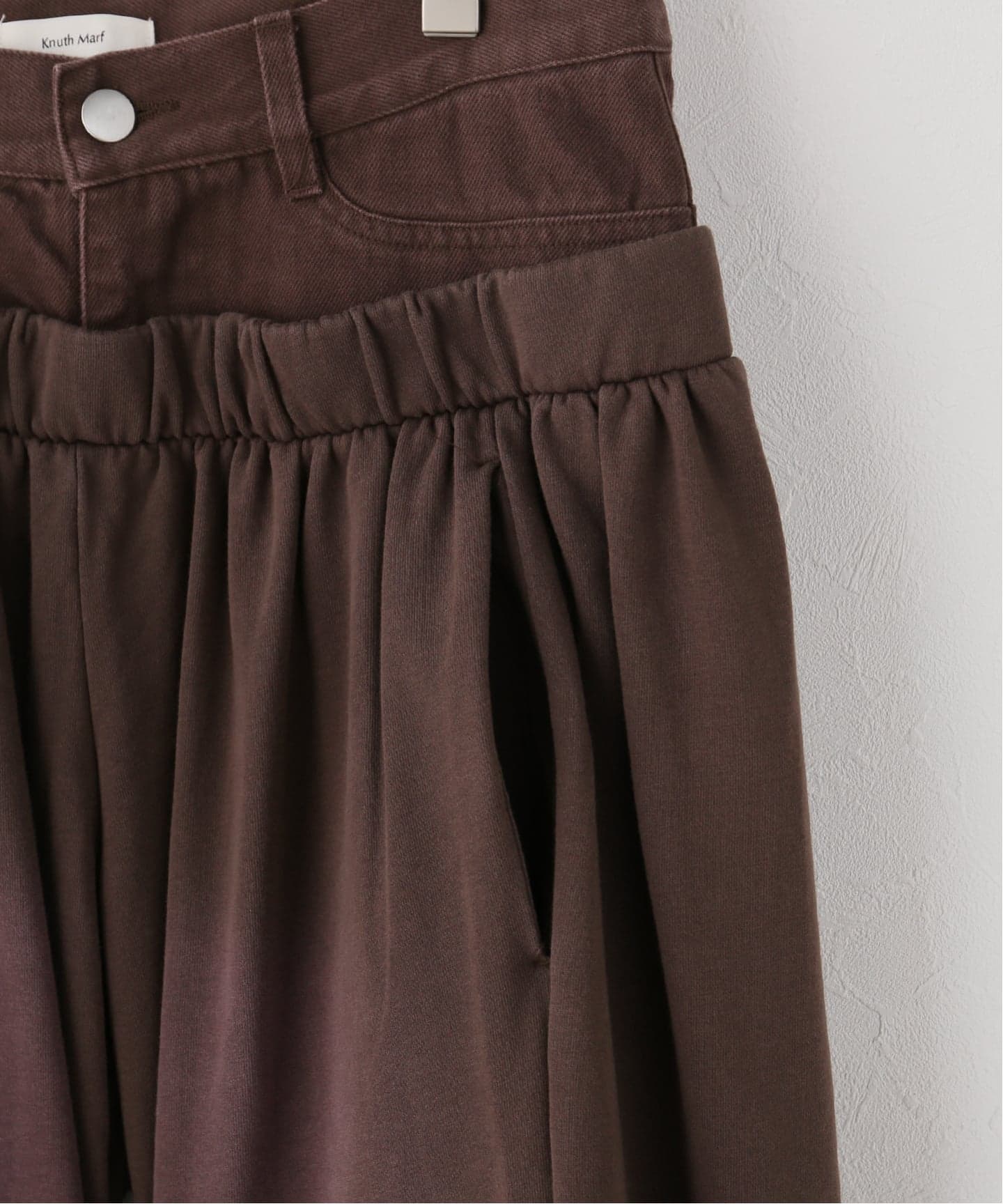 Knuth Marf / クヌースマーフ double-layer sweatpants（スウェット