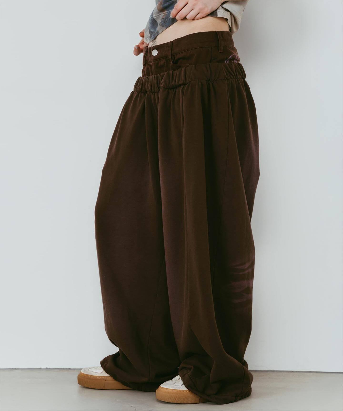 Knuth Marf / クヌースマーフ double-layer sweatpants（スウェット