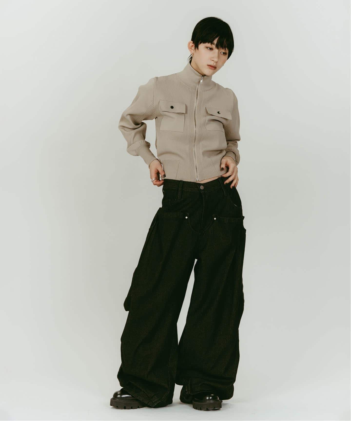 Knuth Marf/クヌースマーフ cling drape denim pants（デニムパンツ
