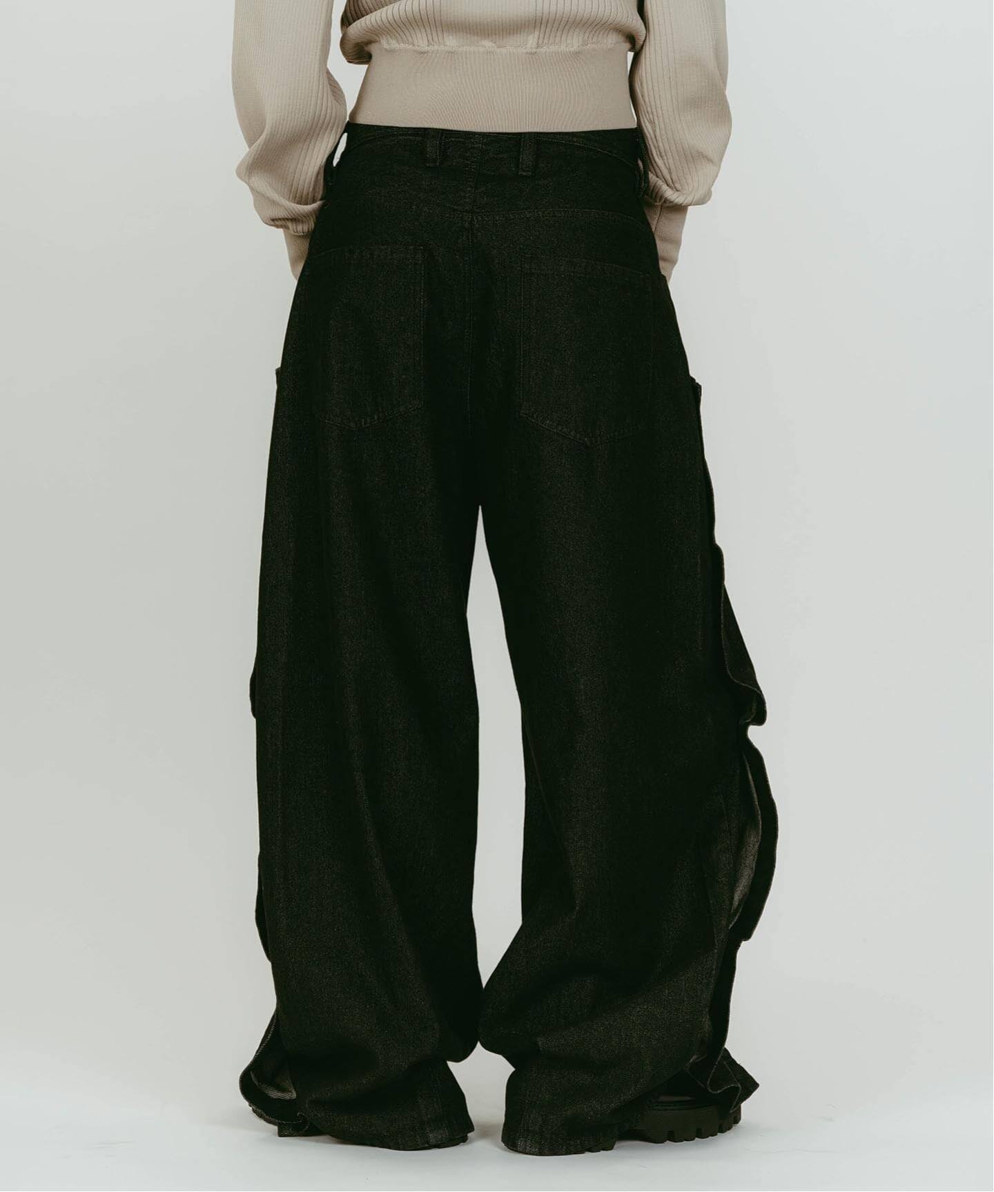 Knuth Marf/クヌースマーフ cling drape denim pants（デニムパンツ