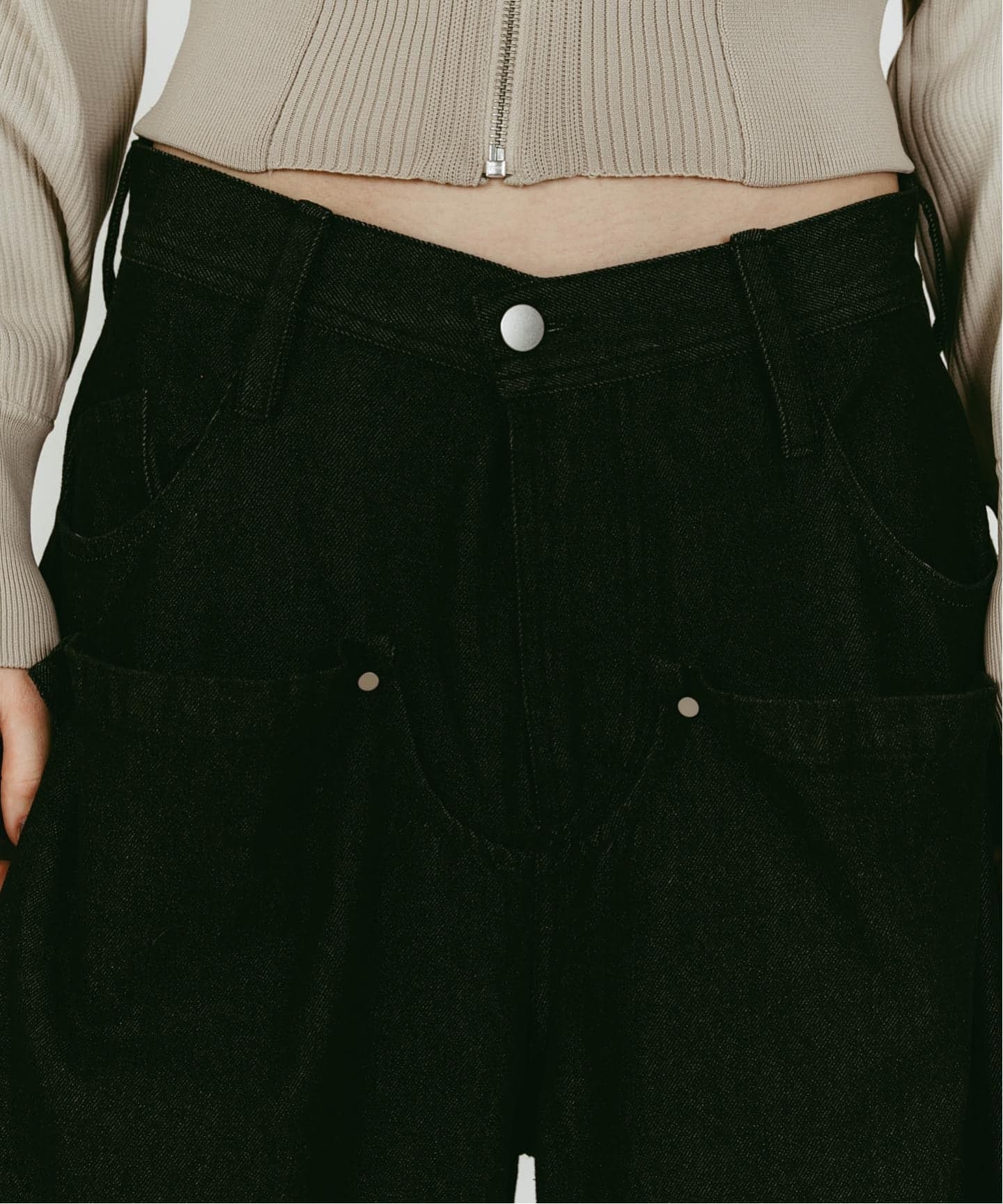 Knuth Marf/クヌースマーフ cling drape denim pants（デニムパンツ