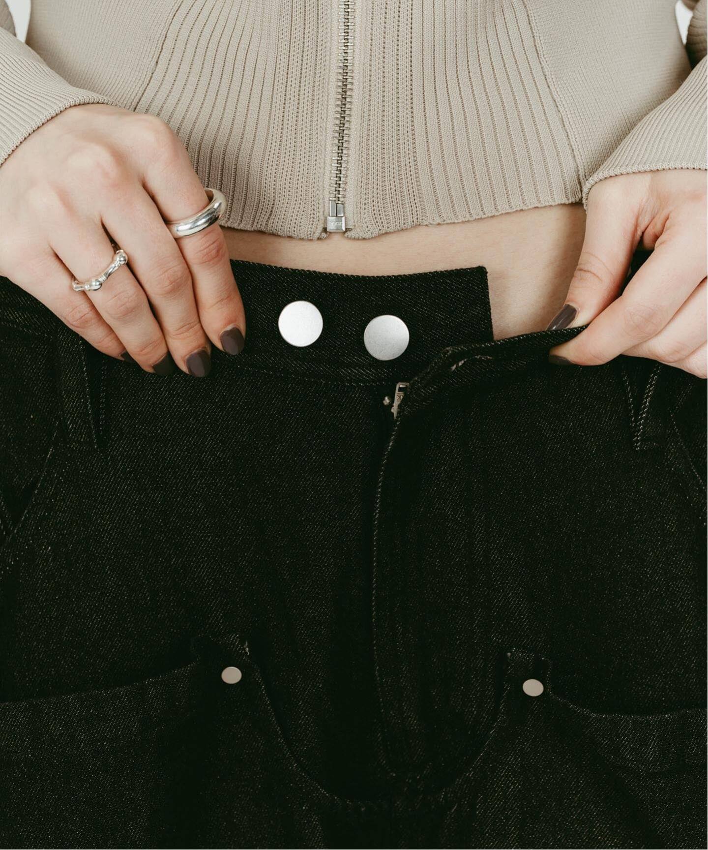 Knuth Marf/クヌースマーフ cling drape denim pants（デニムパンツ