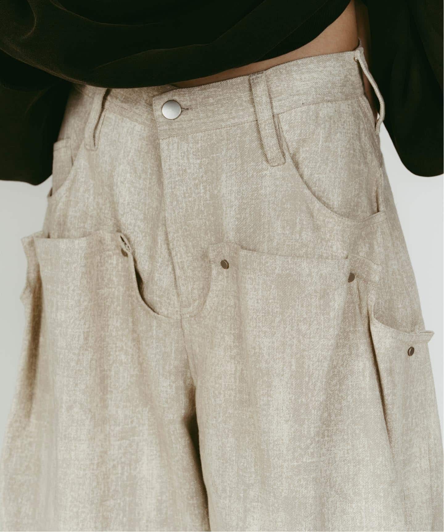 Knuth Marf/クヌースマーフ cling drape denim pants（デニムパンツ